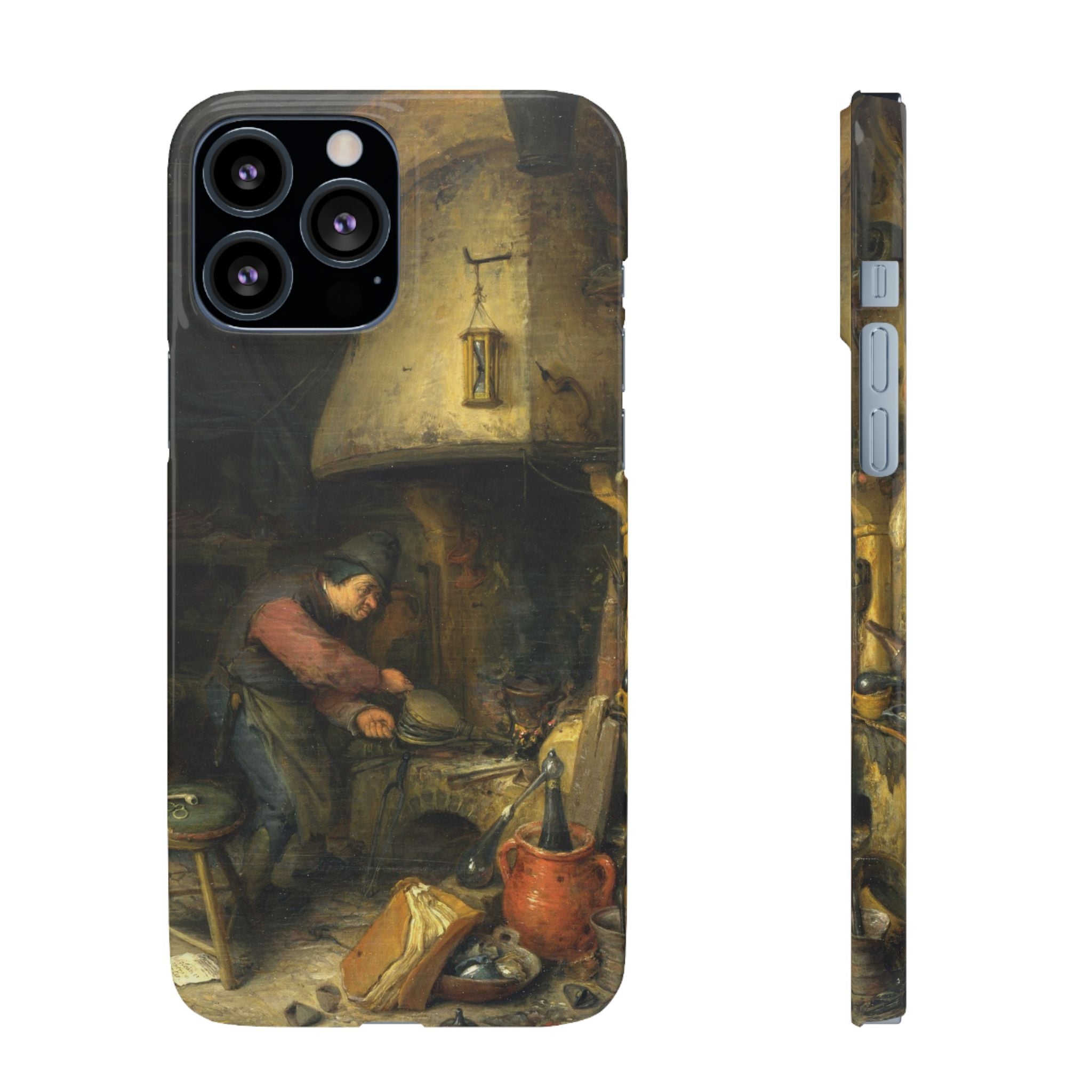 The Alchemist by Adriaen van Ostade - iPhone Slim Case