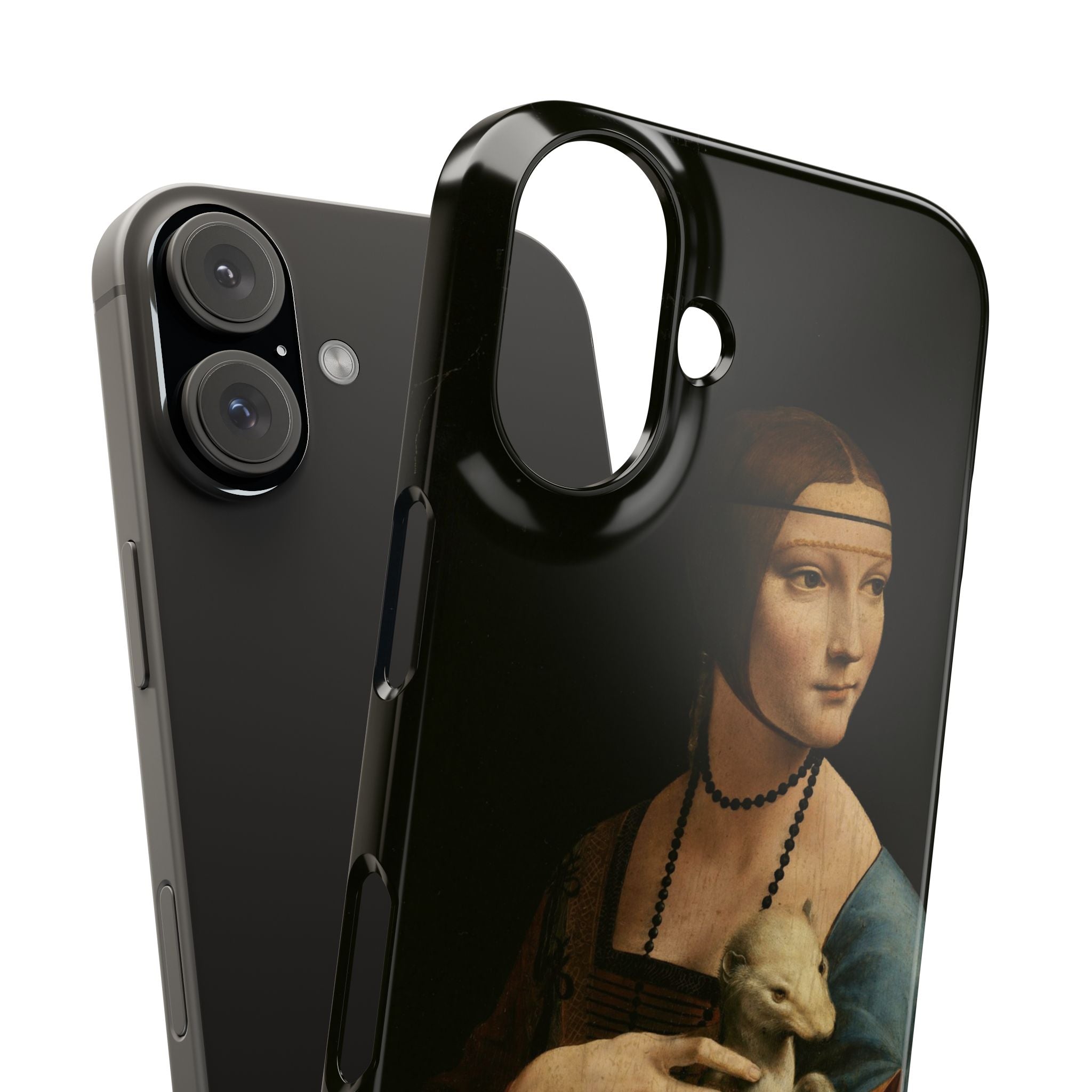 Lady with an Ermine by Leonardo da Vinci - iPhone Slim Case
