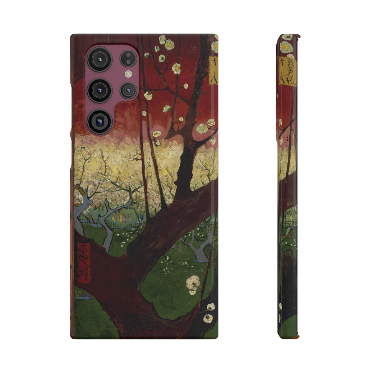Flowering Plum Tree after Hiroshige by Vincent van Gogh - Samsung Slim Case