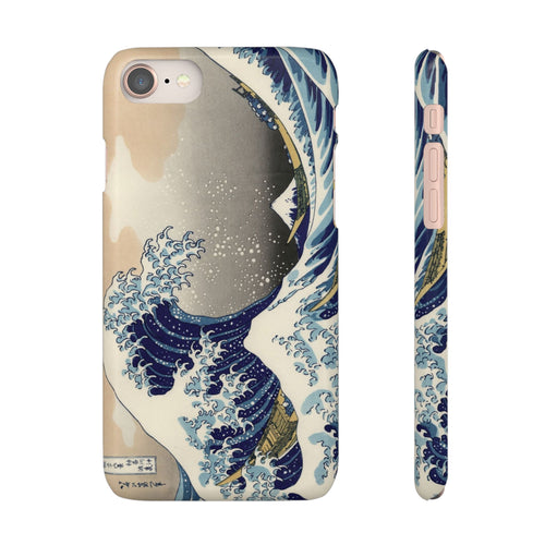 The Great Wave off Kanagawa by Hokusai - iPhone Slim Case