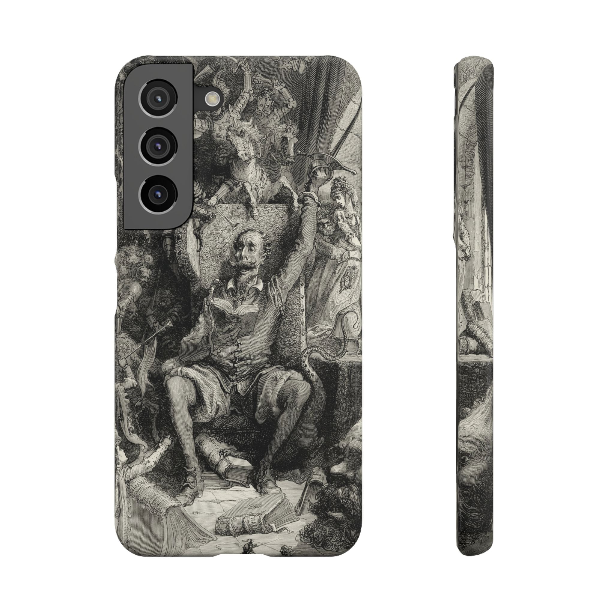 Don Quixote and His Visions by Gustave Doré - Samsung Slim Case