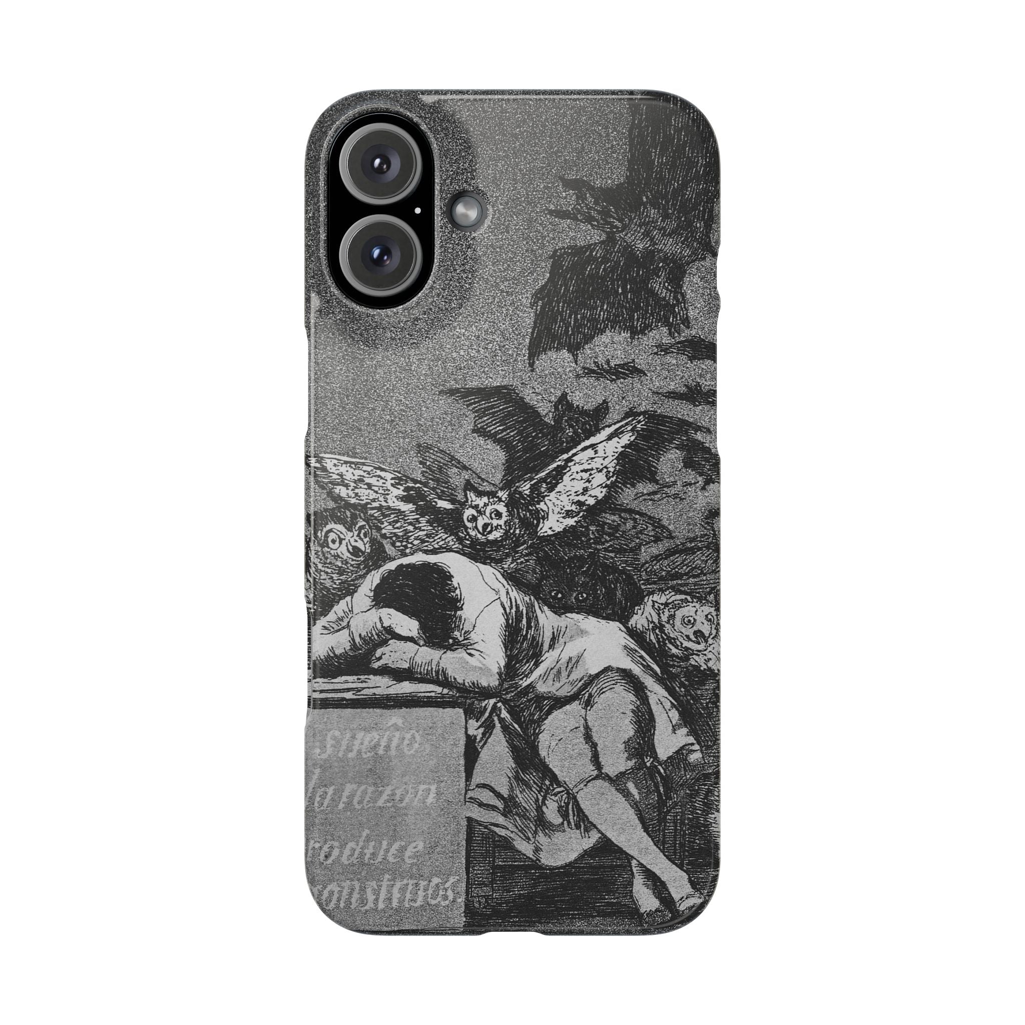 The Sleep of Reason Produces Monsters by Francisco Goya - iPhone Slim Case