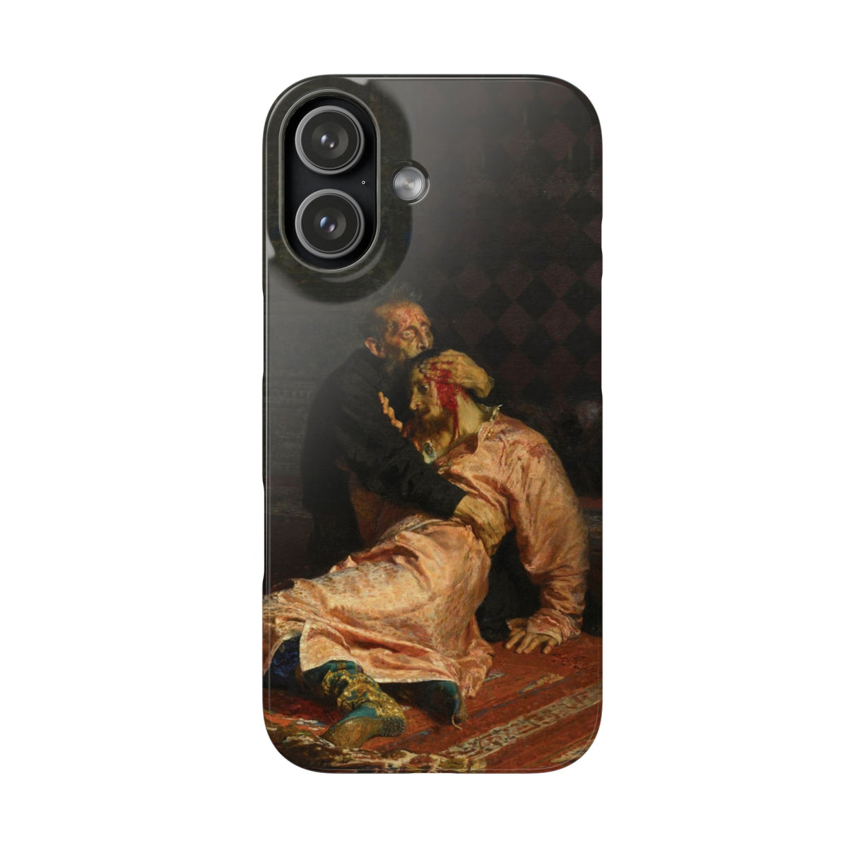 Ivan the Terrible and His Son by Ilya Repin - iPhone Slim Case