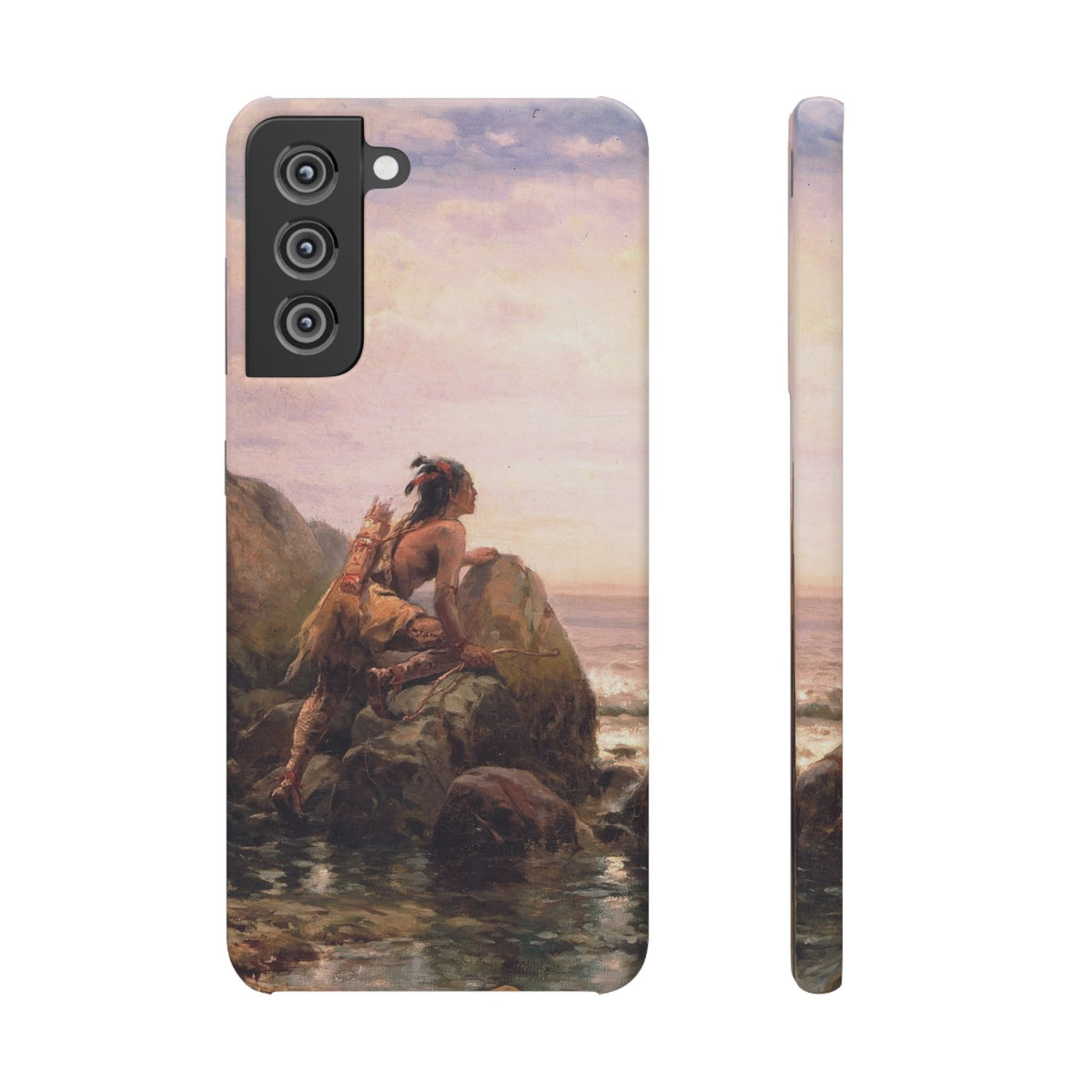 Henrik Hudson entering New York Harbor by Edward Moran - Samsung Slim Case