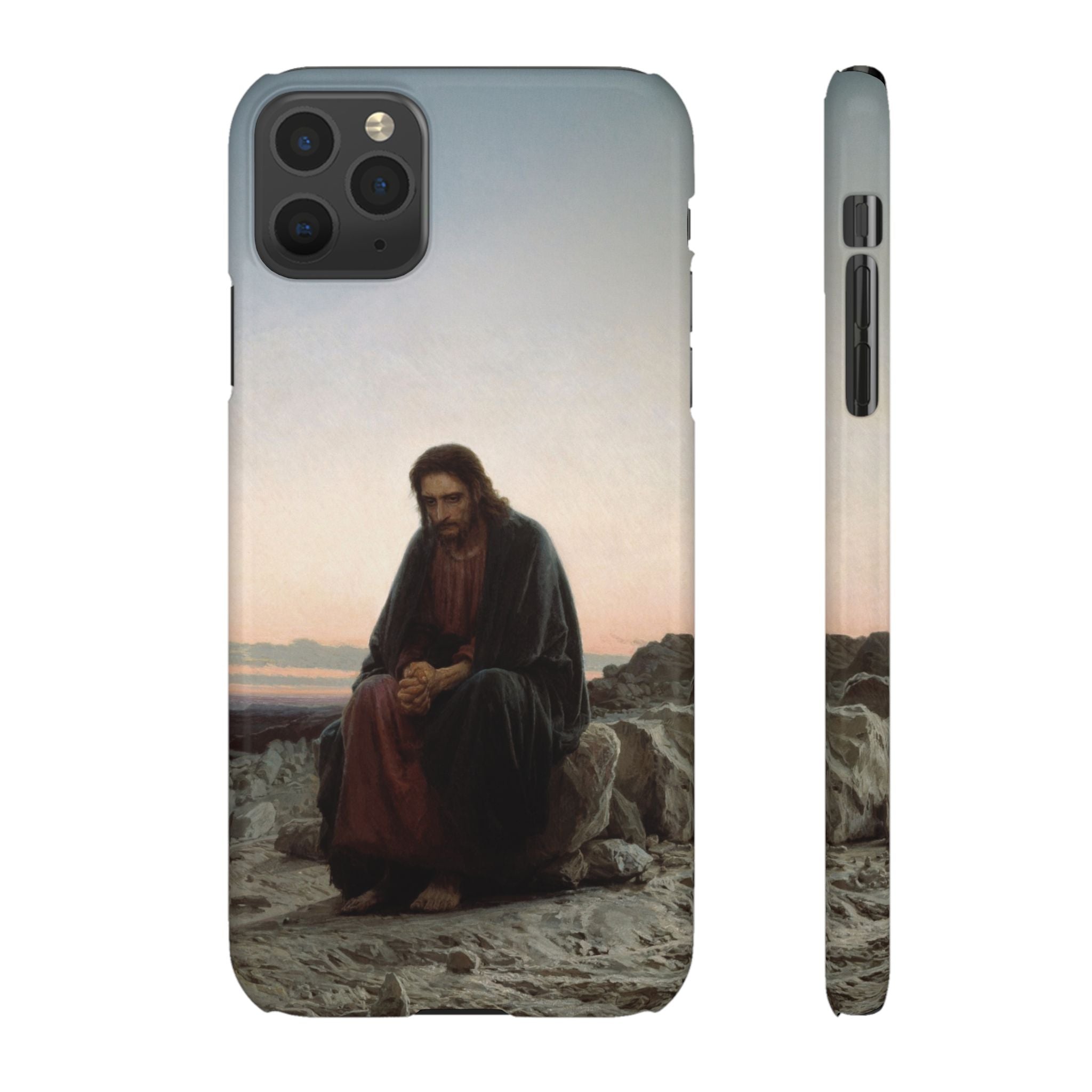 Christ in the Desert by Ivan Kramskoy - iPhone Slim Case