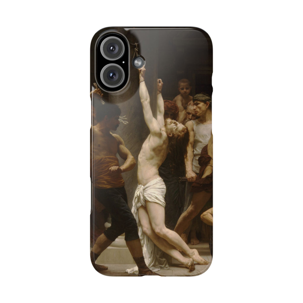 The Flagellation of Our Lord Jesus Christ by William-Adolphe Bouguereau - iPhone Slim Case