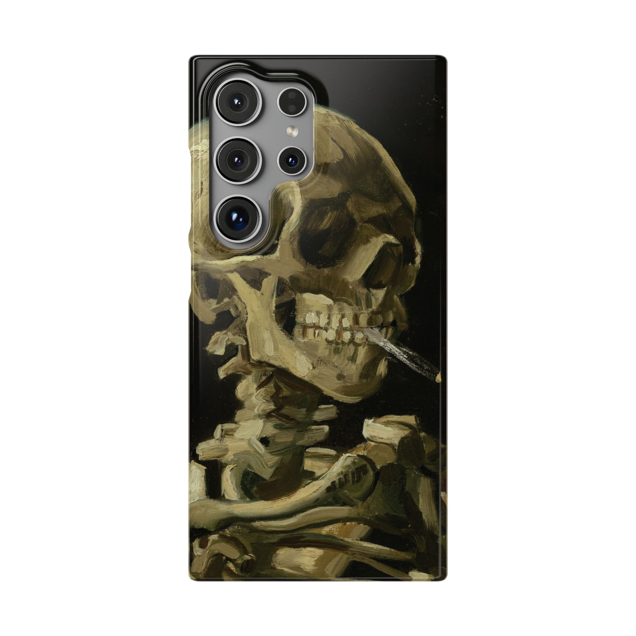 Head of a Skeleton with a Burning Cigarette by Vincent van Gogh - Samsung Slim Case
