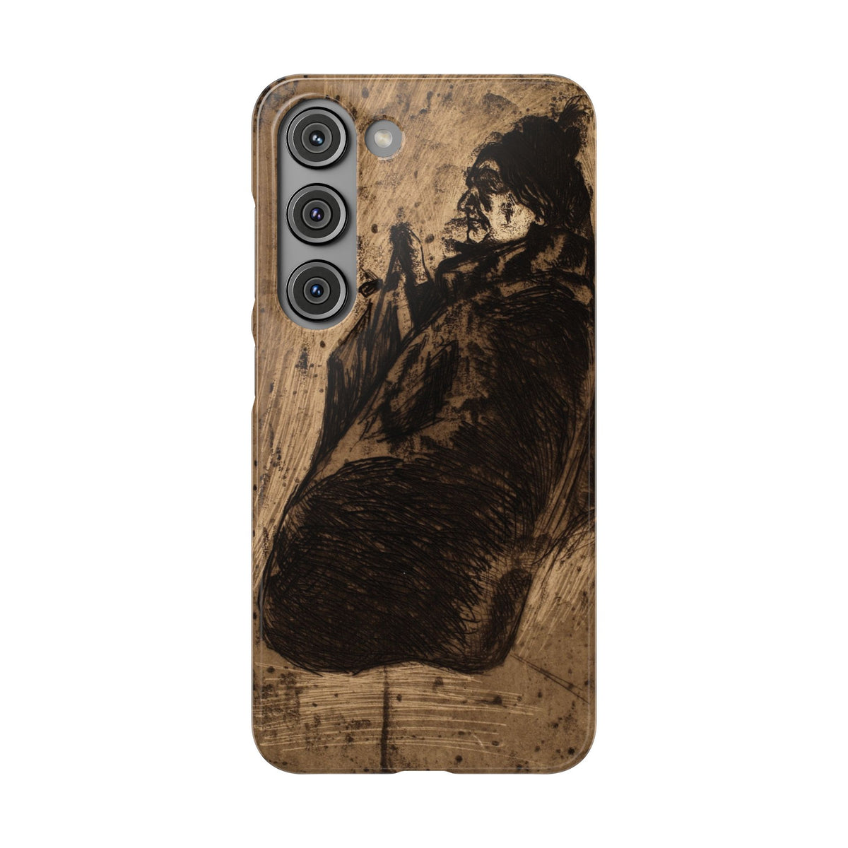 Old Woman by Edvard Munch - Samsung Slim Case