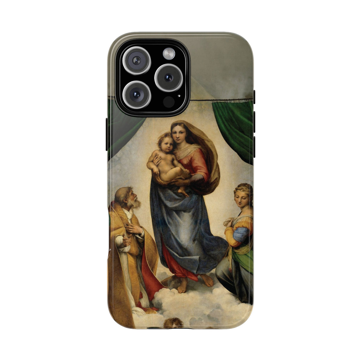 The Sistine Madonna by Raphael Sanzio - iPhone Tough Case