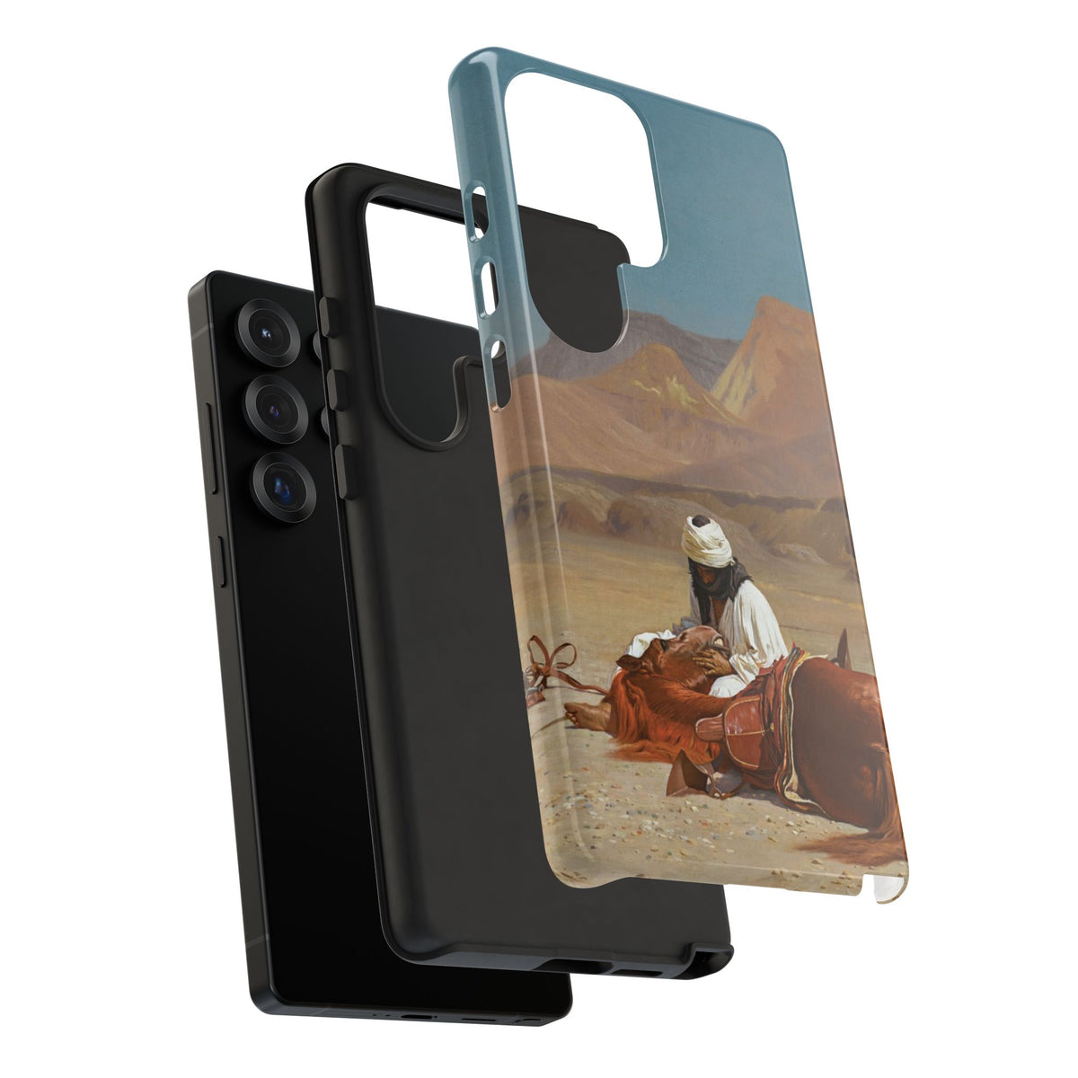 Rider and his Steed in the Desert by Jean-Leon Gerome - Samsung Tough Case