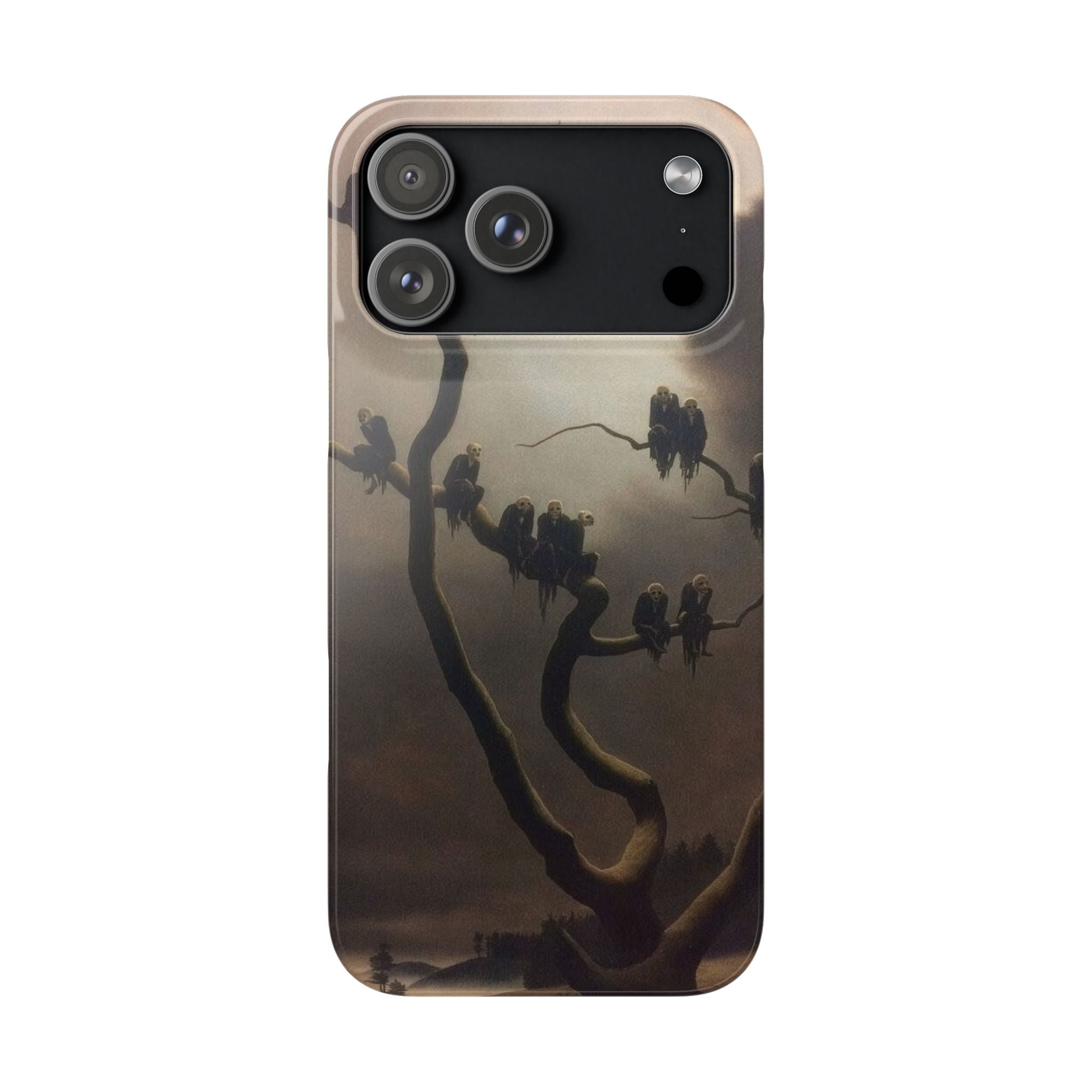 Ghosts on a Tree by Franz Sedlacek - iPhone Slim Case