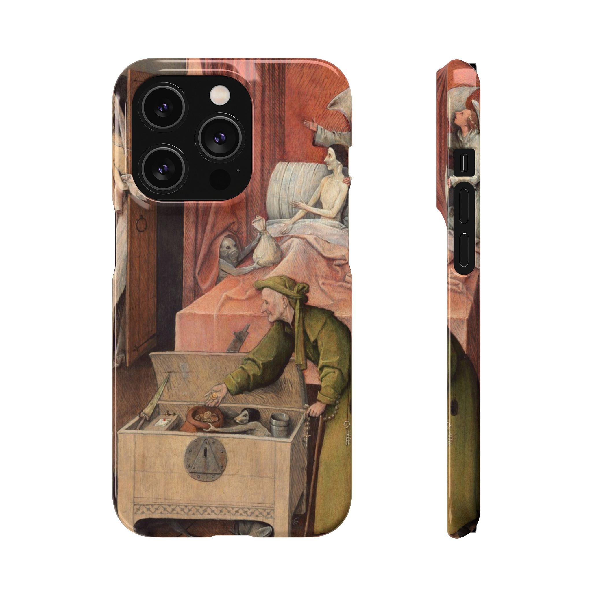 The Death of the Miser by Hieronymus Bosch - iPhone Slim Case