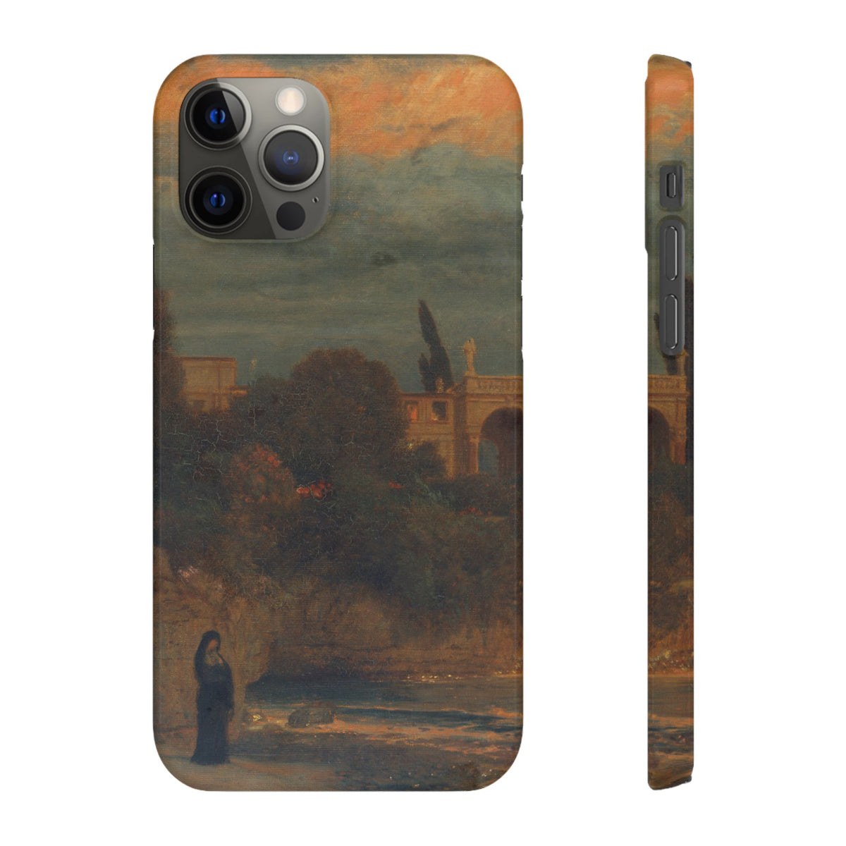 Villa by the Sea by Arnold Böcklin - iPhone Slim Case