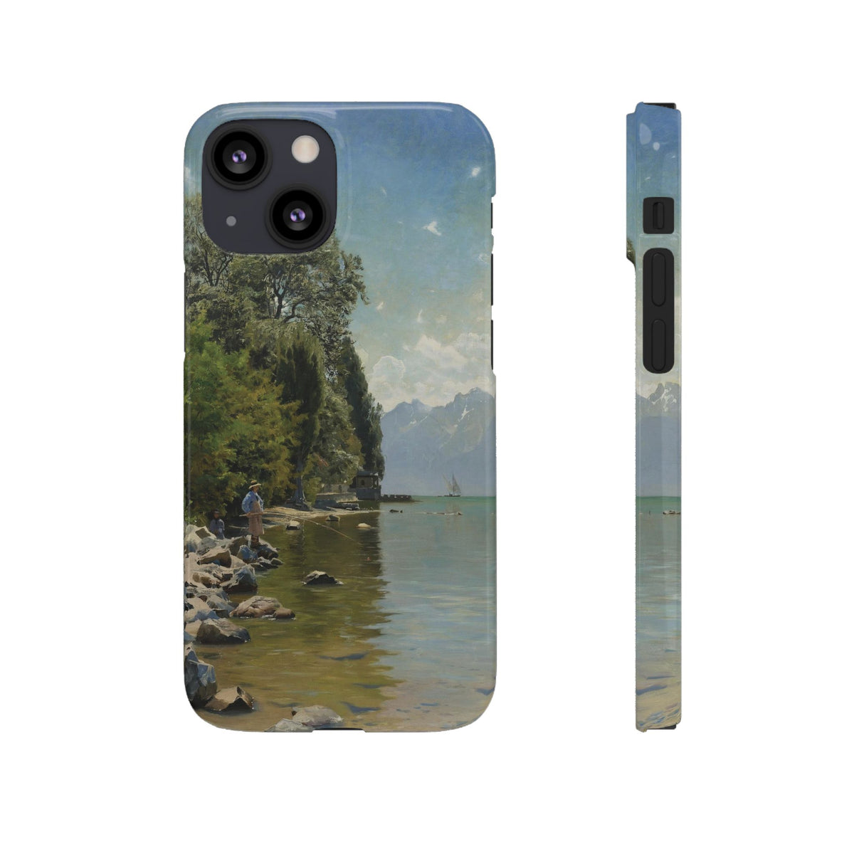 Lac Leman by Peder Mork Monsted - iPhone Slim Case
