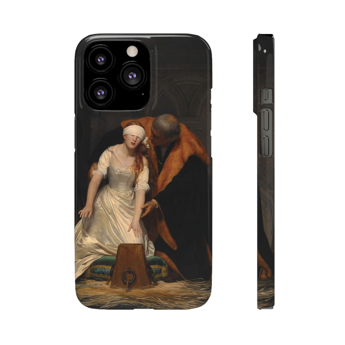 The Execution of Lady Jane Grey by Paul Delaroche - iPhone Slim Case