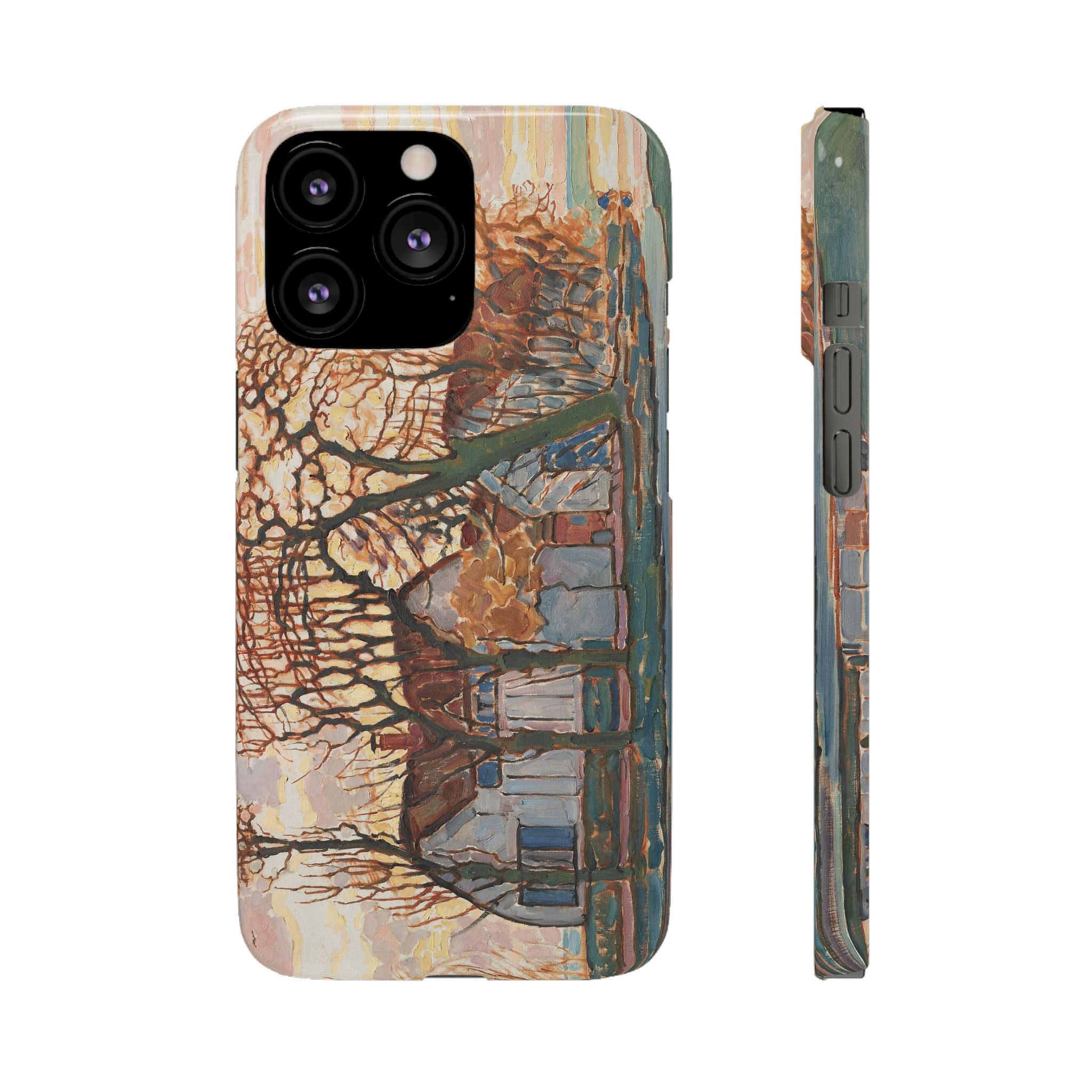 Farm near Duivendrecht by Piet Mondrian - iPhone Slim Case