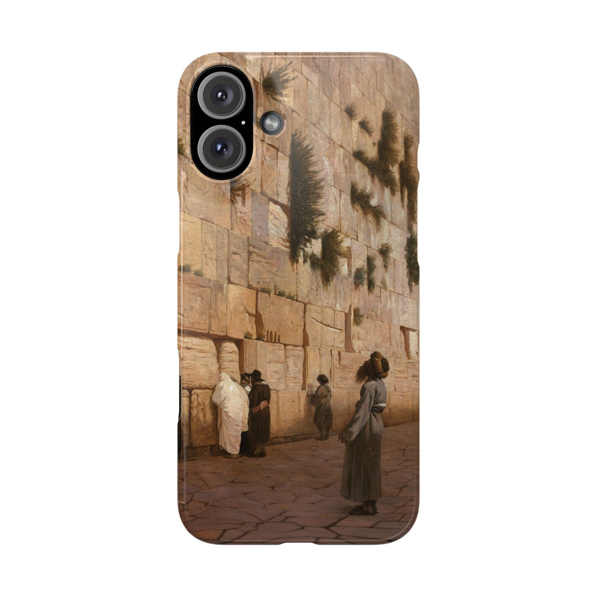 Le Mur des Lamentations by Jean-Leon Gerome - iPhone Slim Case