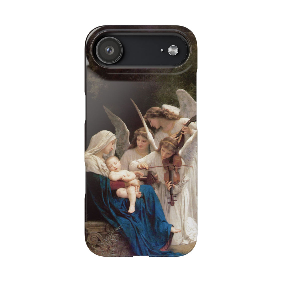 The Virgin of the angels by William-Adolphe Bouguereau - iPhone Slim Case