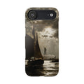 Nightfall over New York Harbor by Edward Moran - iPhone Slim Case