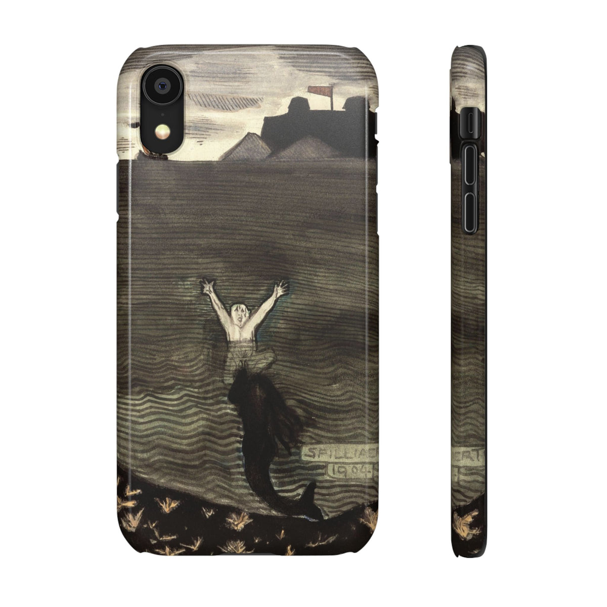 The Call of the Mermaid The Drowning by Leon Spilliaert - iPhone Slim Case
