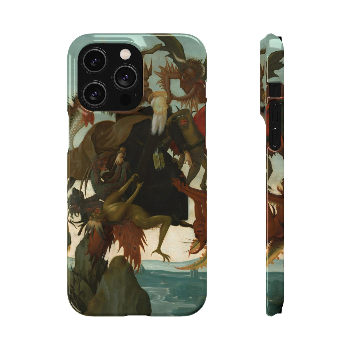 The Torment of Saint Anthony by Michelangelo - iPhone Slim Case