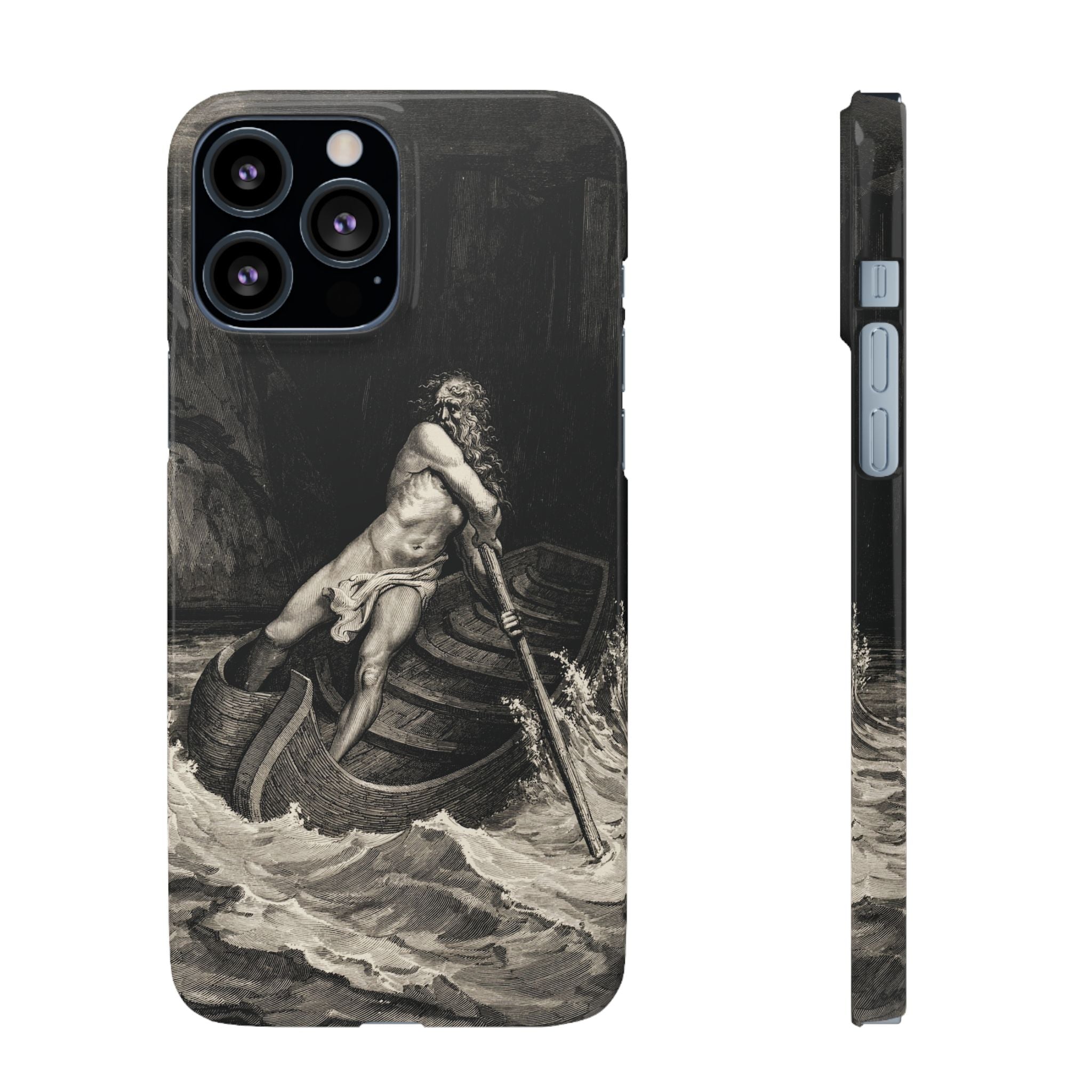 Canto III - Charon by Gustave Doré - iPhone Slim Case