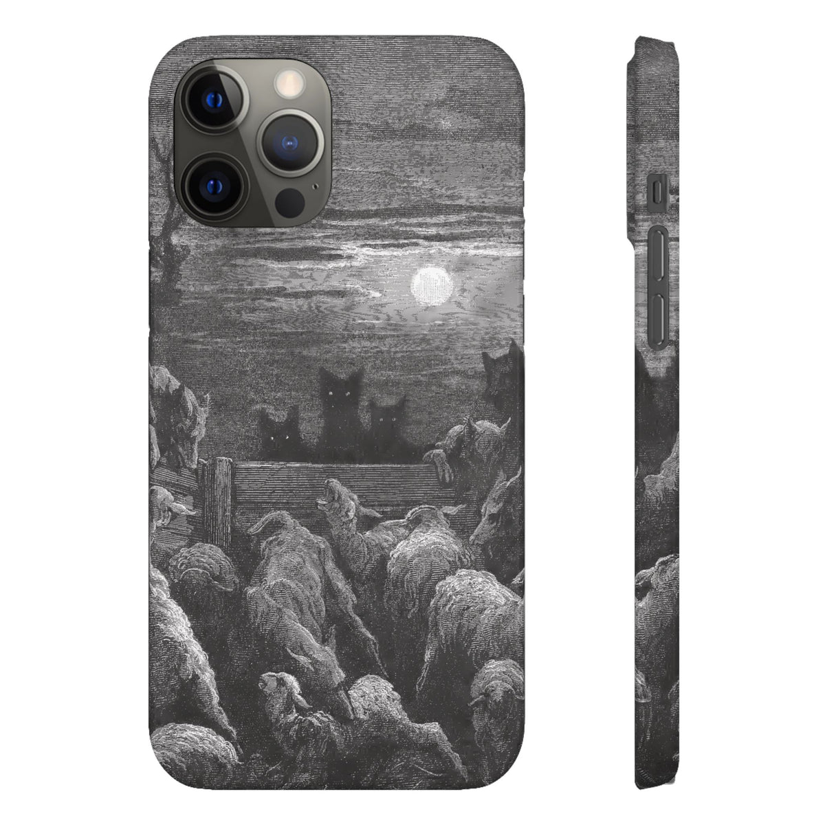 The Wolves and The Sheep by Gustave Dore - iPhone Slim Case