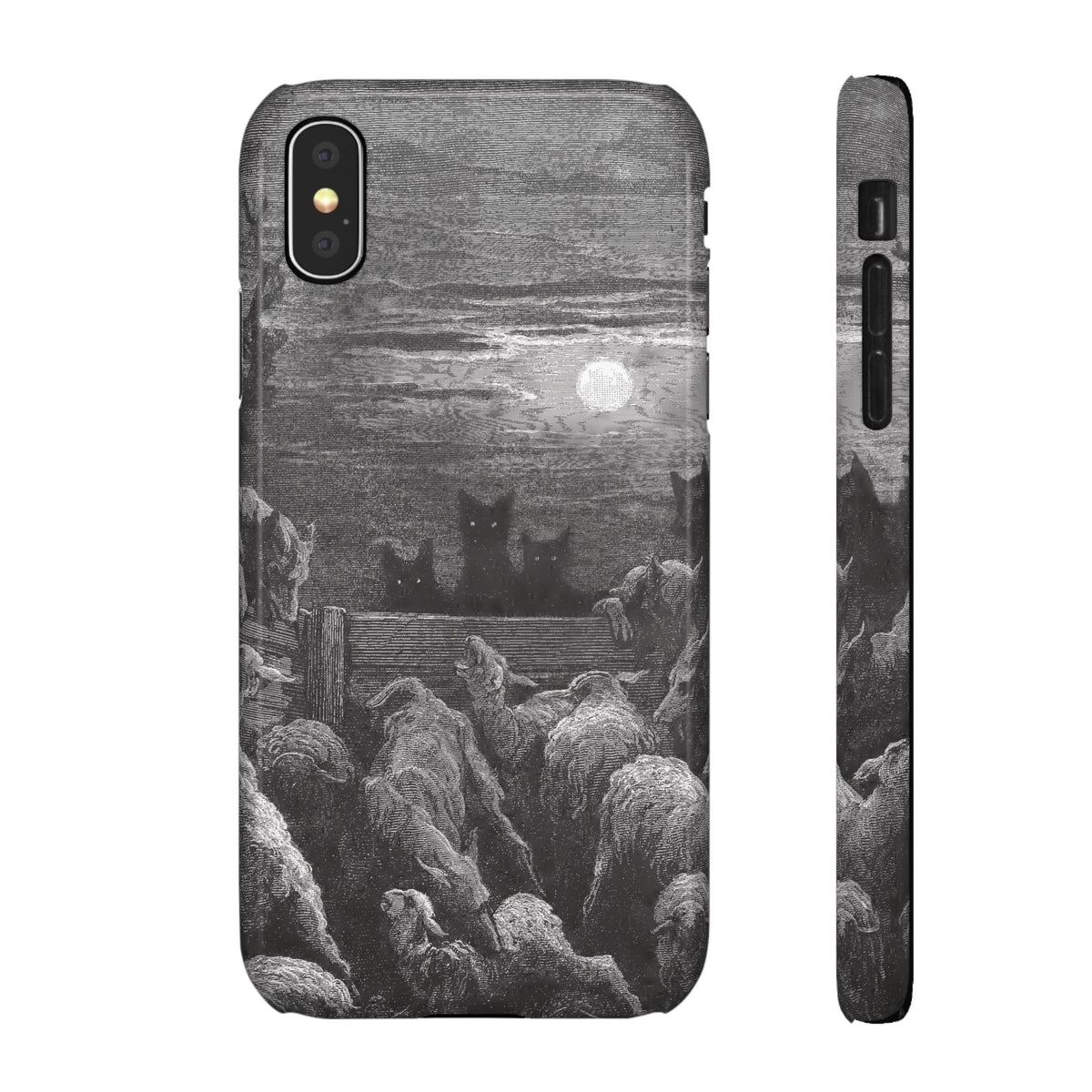 The Wolves and The Sheep by Gustave Dore - iPhone Slim Case