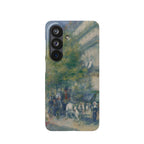 The Grands Boulevards by Pierre Auguste Renoir - Samsung Slim Case