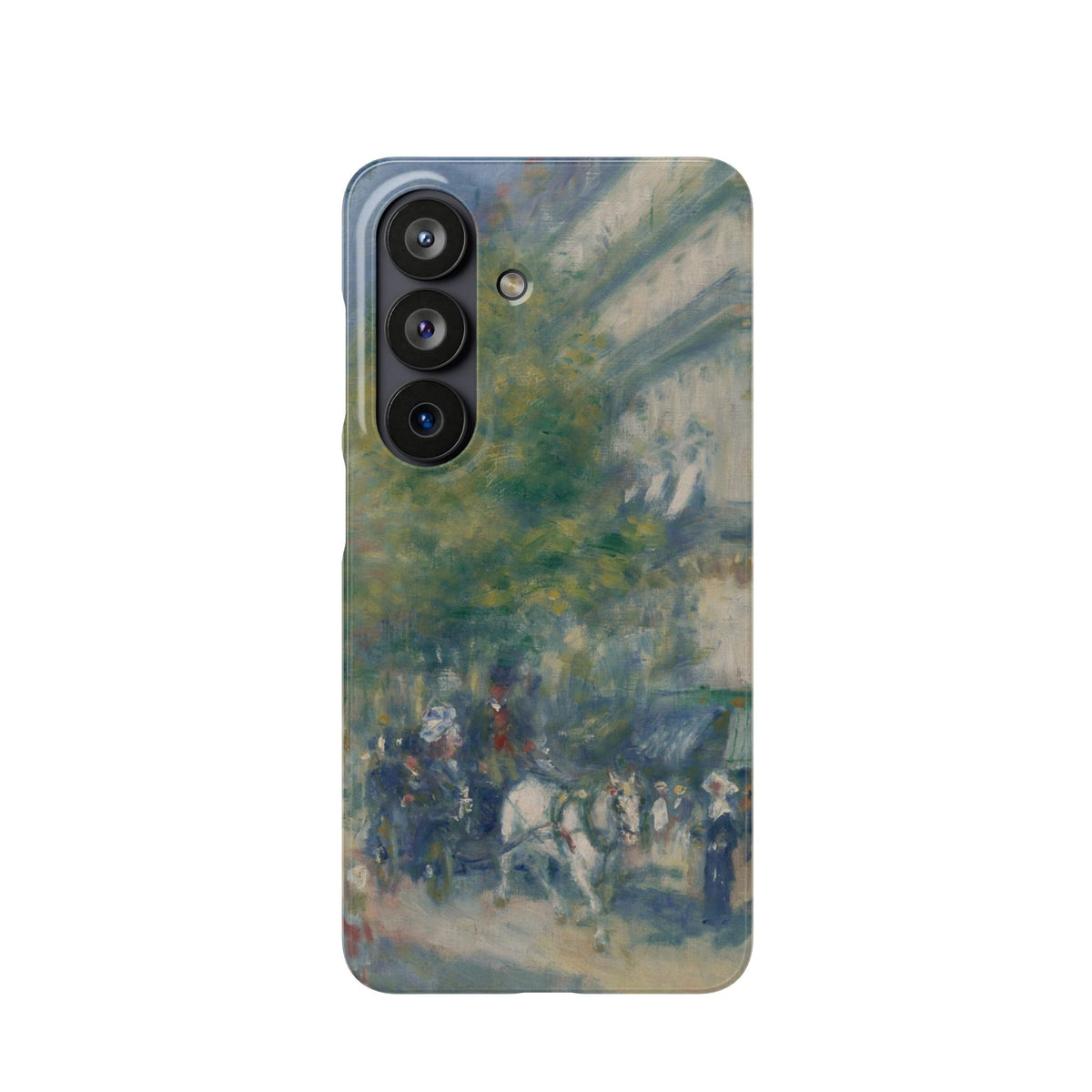 The Grands Boulevards by Pierre Auguste Renoir - Samsung Slim Case