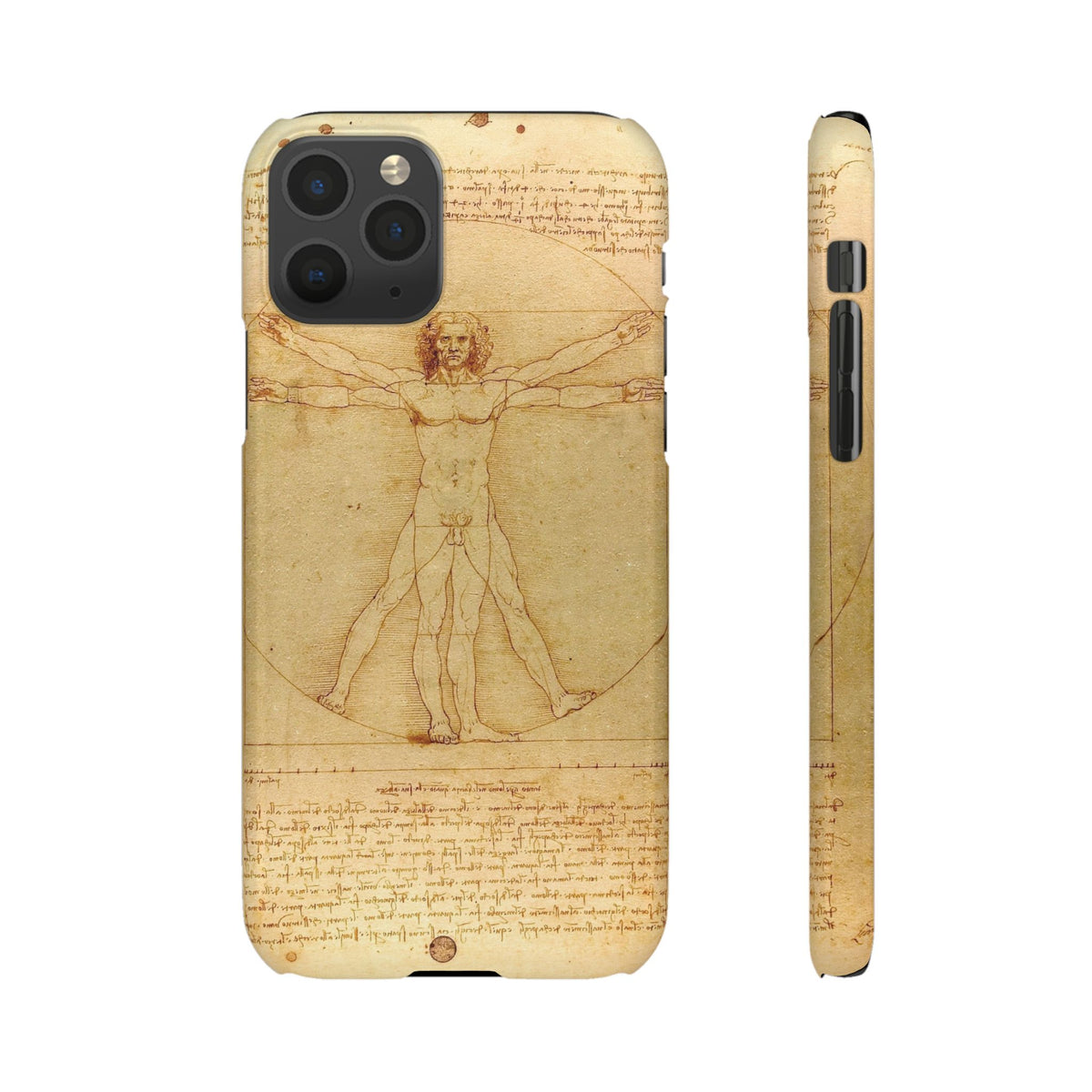 The Vitruvian Man by Leonardo da Vinci - iPhone Slim Case