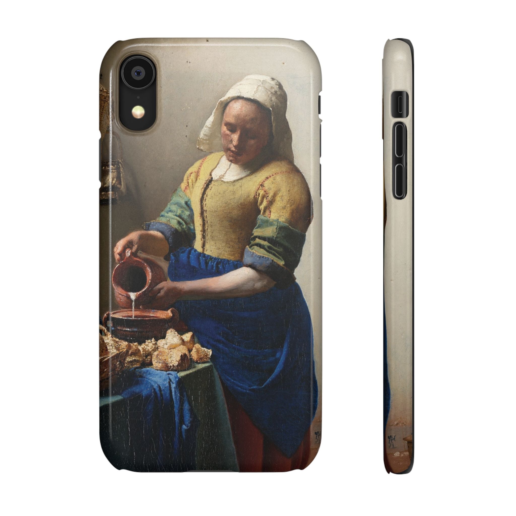 The Milkmaid by Johannes Vermeer - iPhone Slim Case
