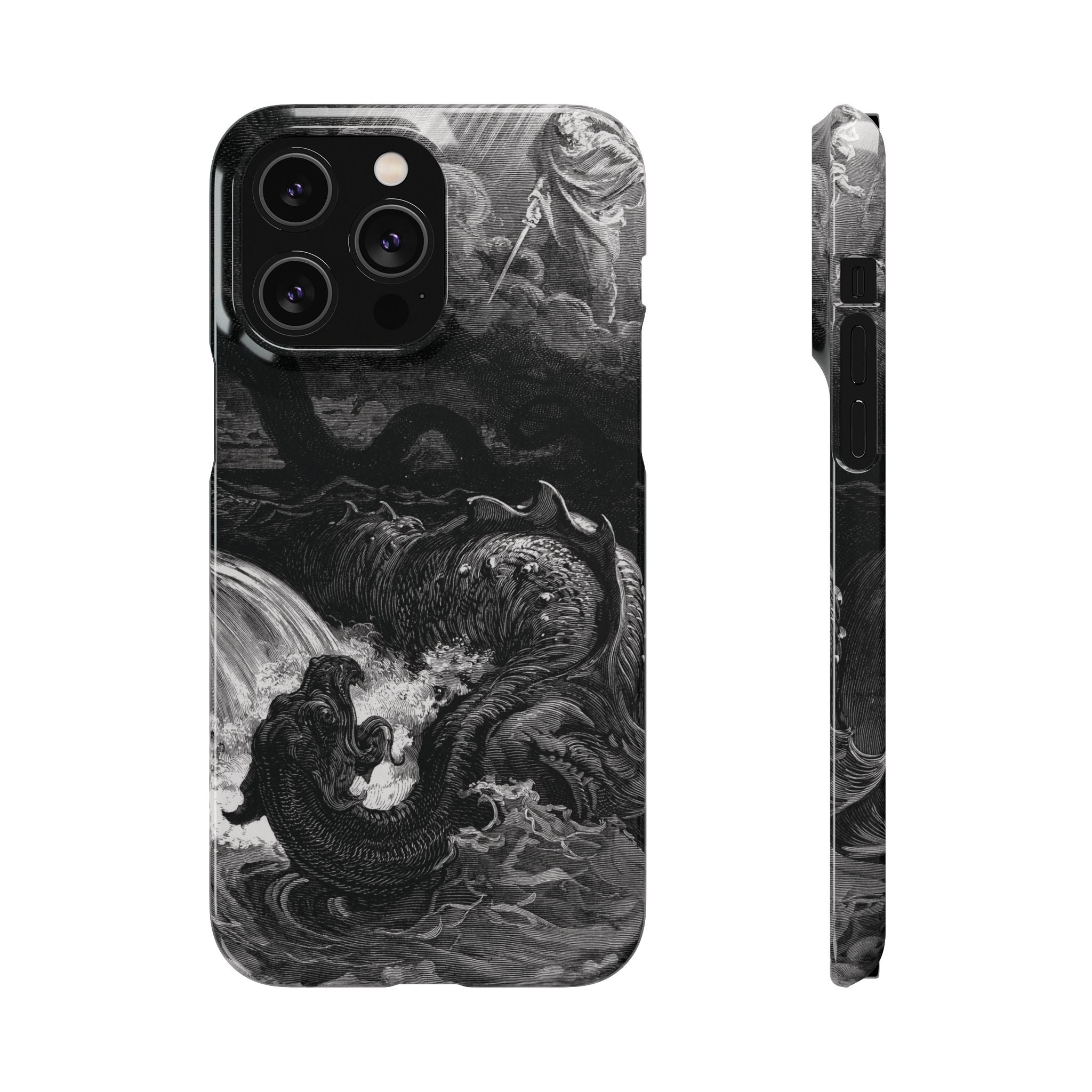 The Destruction of Leviathan by Gustave Doré - iPhone Slim Case