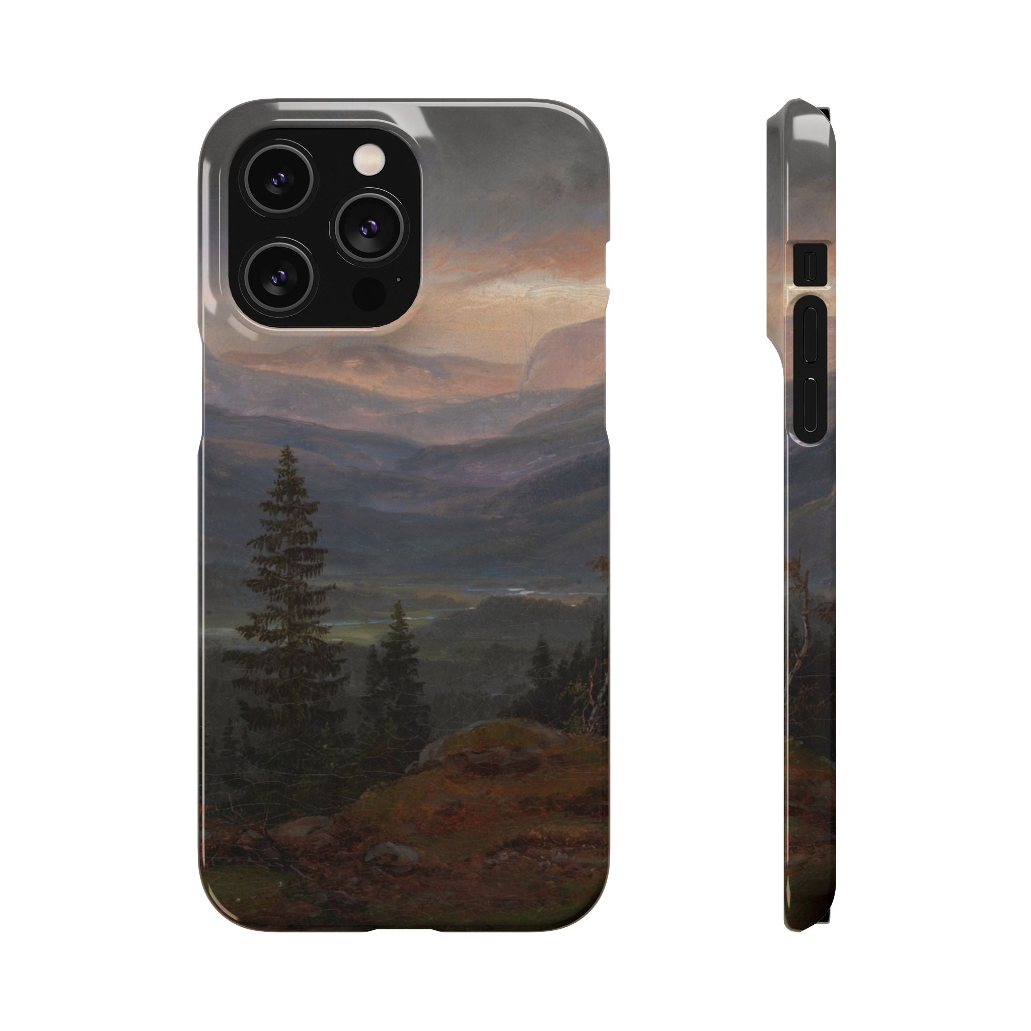 View over Hallingdal by Johan Dahl - iPhone Slim Case