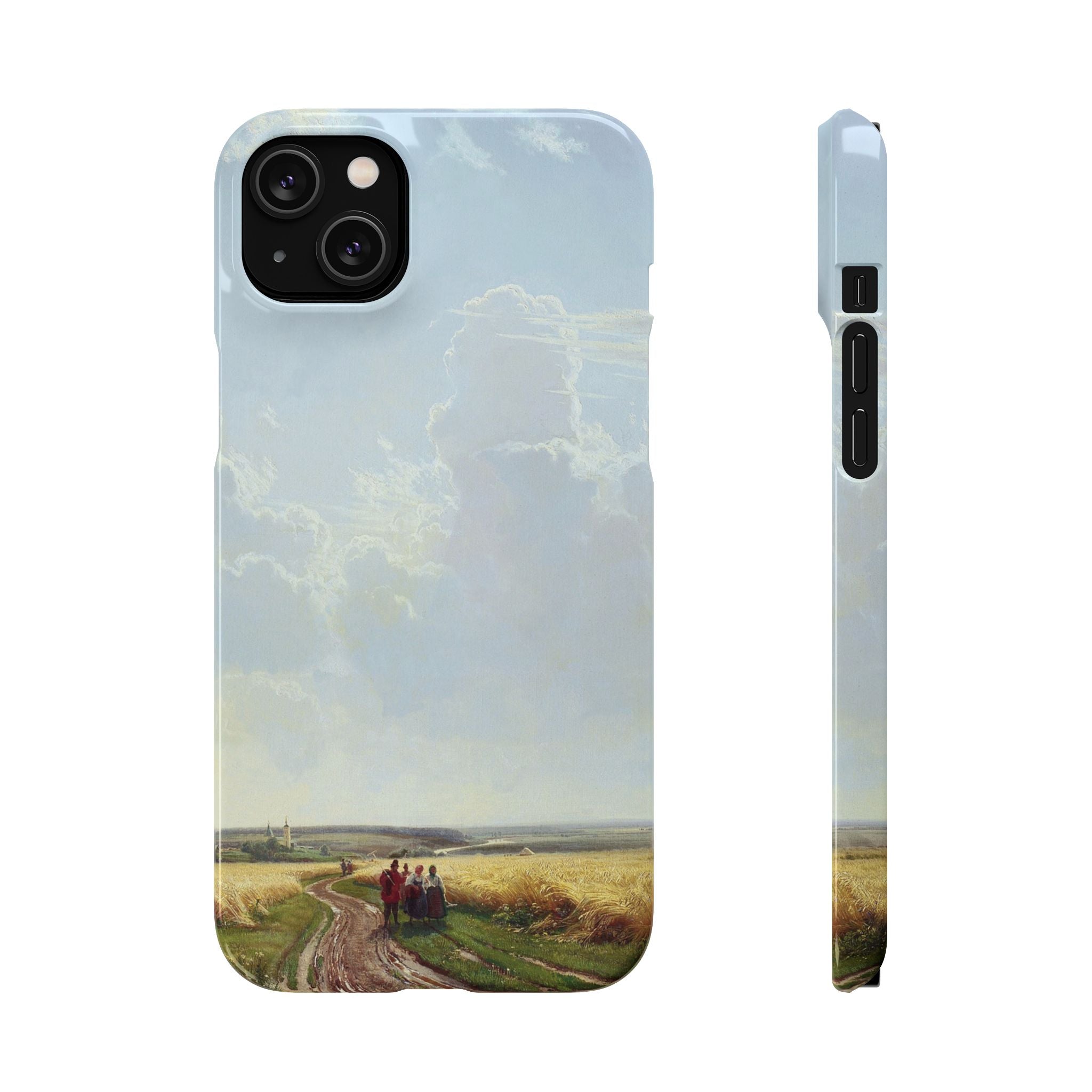 Midday in the Neighbourhood of Moscow by Ivan Ivanovich Shishkin - iPhone Slim Case