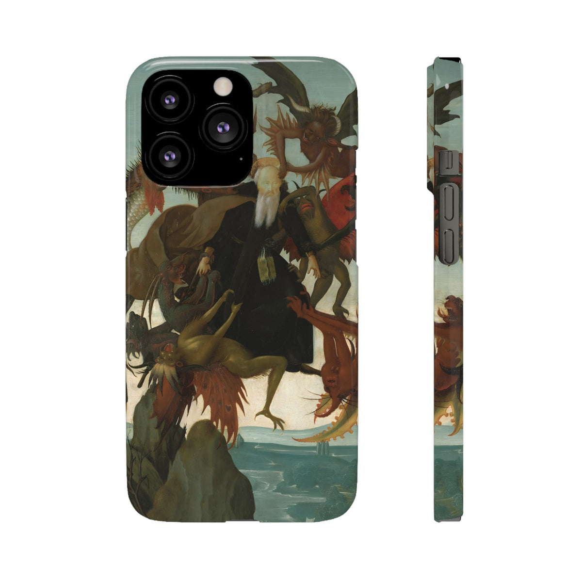 The Torment of Saint Anthony by Michelangelo - iPhone Slim Case