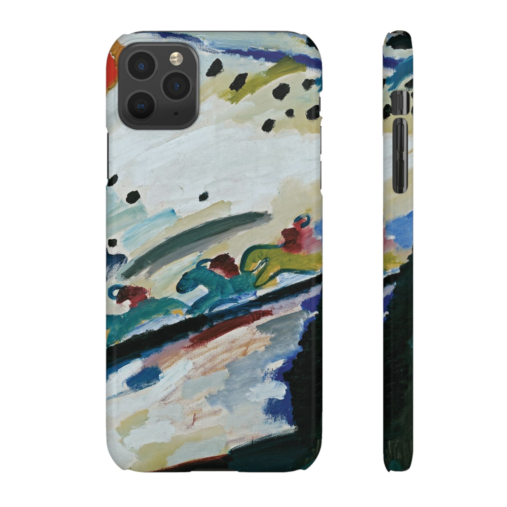 Romantic Landscape by Vasily Kandinsky - iPhone Slim Case