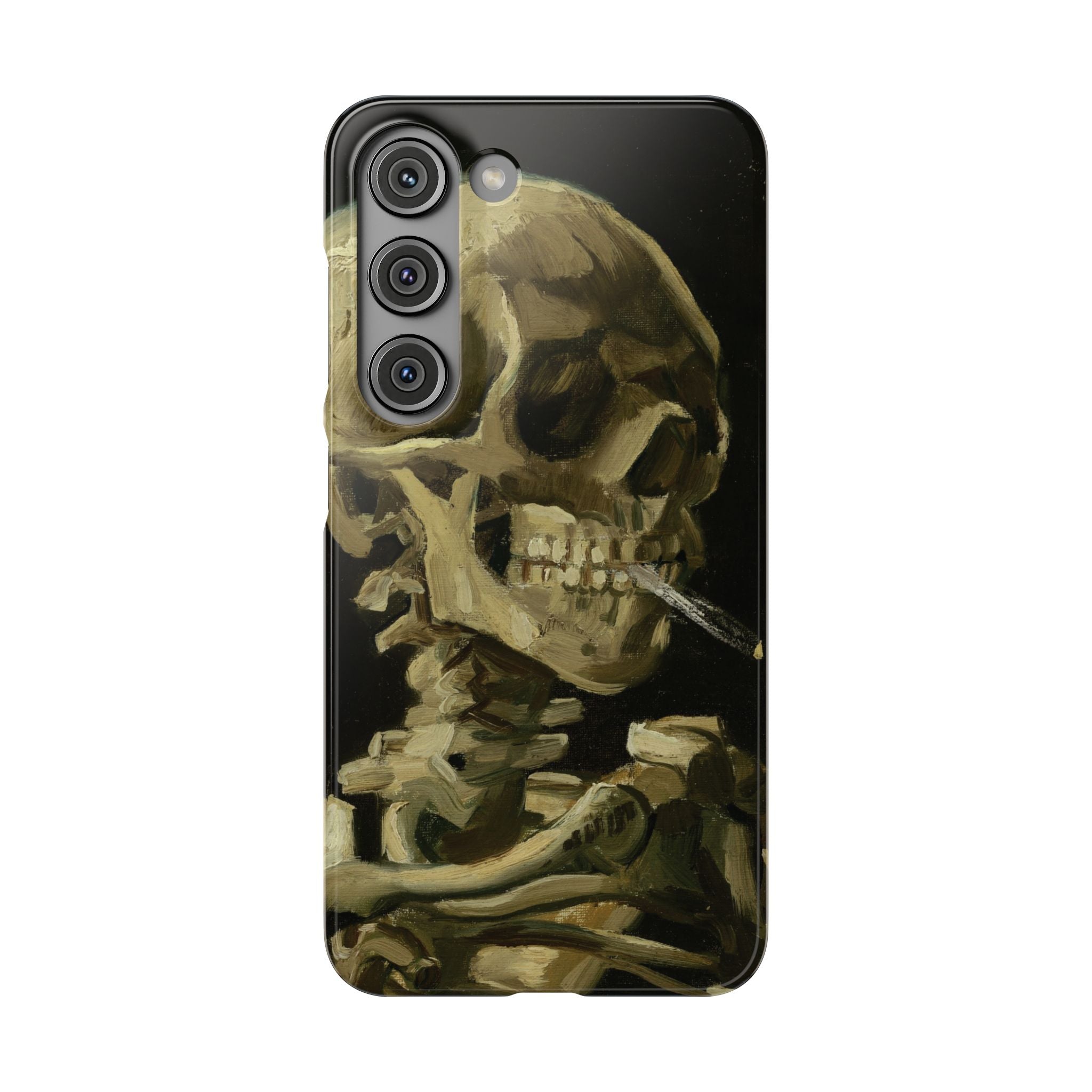 Head of a Skeleton with a Burning Cigarette by Vincent van Gogh - Samsung Slim Case