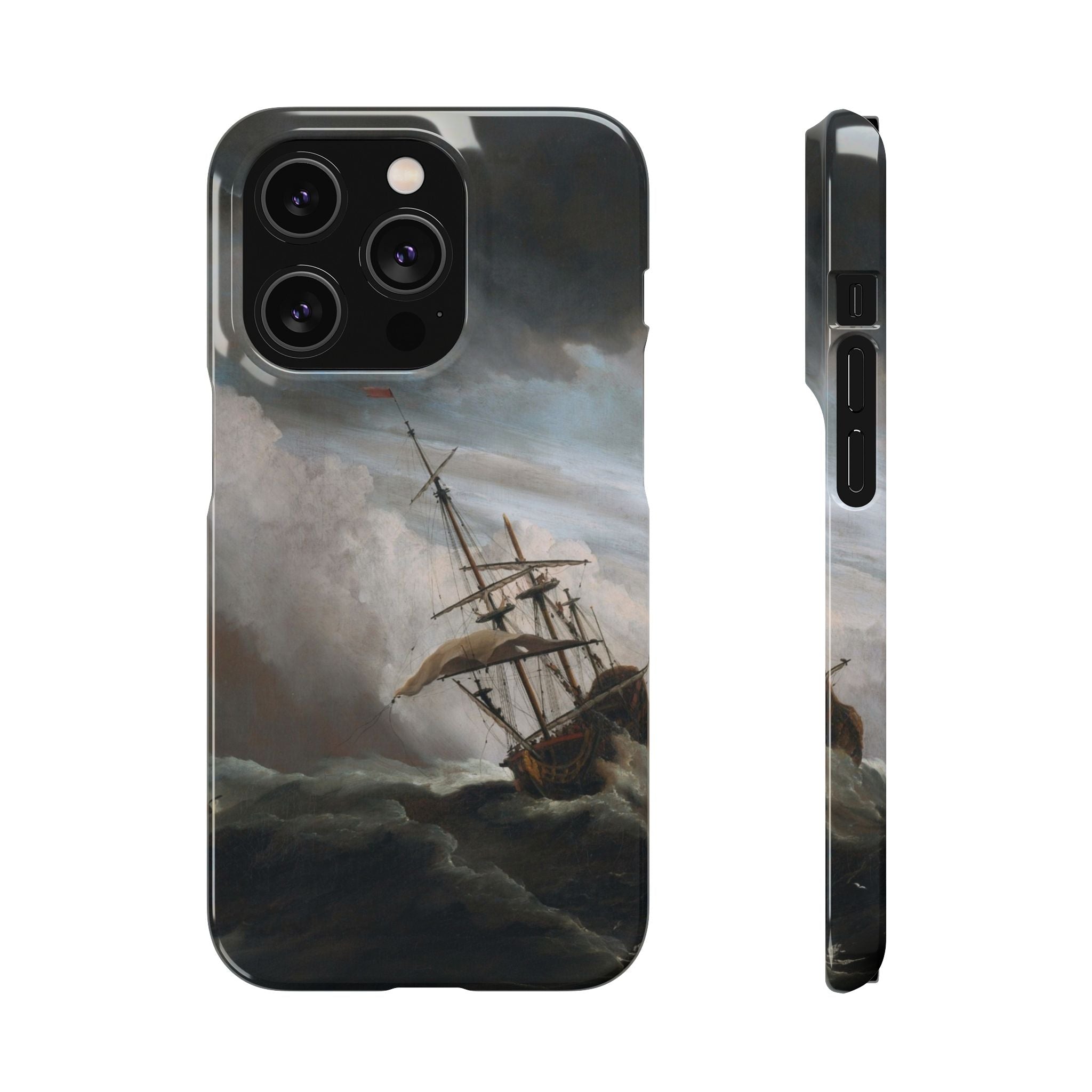 The Gust by Willem van de Velde - iPhone Slim Case