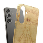 The Vitruvian Man by Leonardo da Vinci - Samsung Slim Case