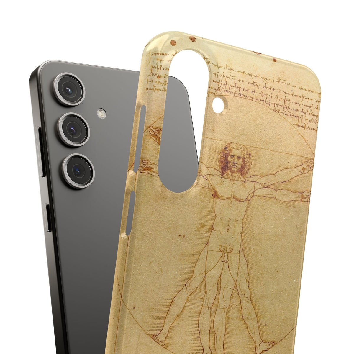 The Vitruvian Man by Leonardo da Vinci - Samsung Slim Case