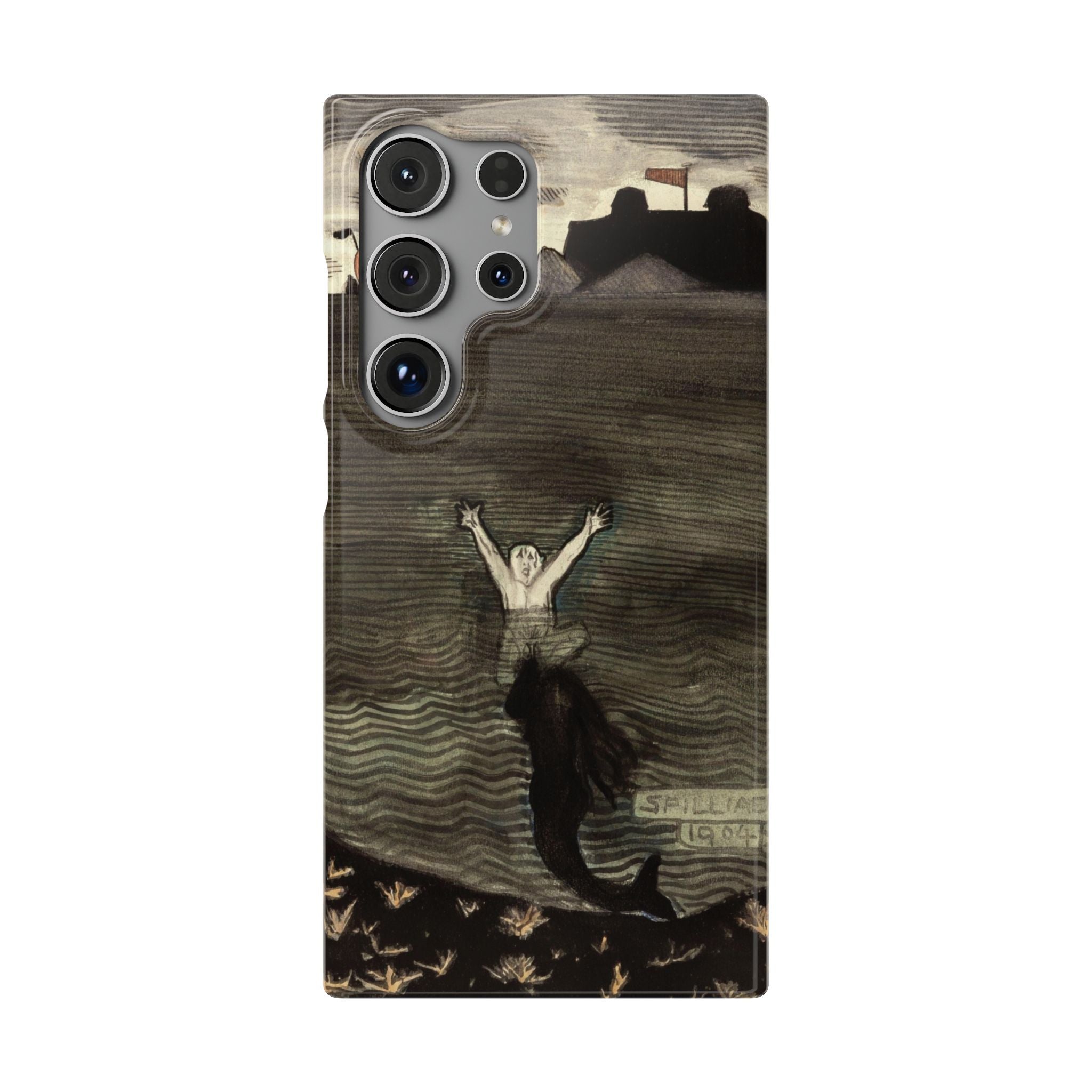 The Call of the Mermaid The Drowning by Leon Spilliaert - Samsung Slim Case