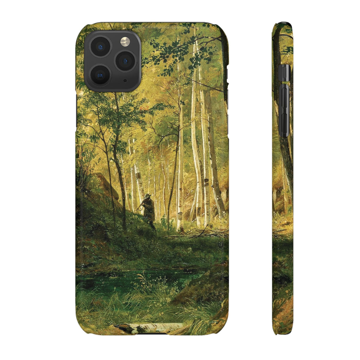 Landscape with a Hunter Valaam Island by Ivan Ivanovich Shishkin - iPhone Slim Case