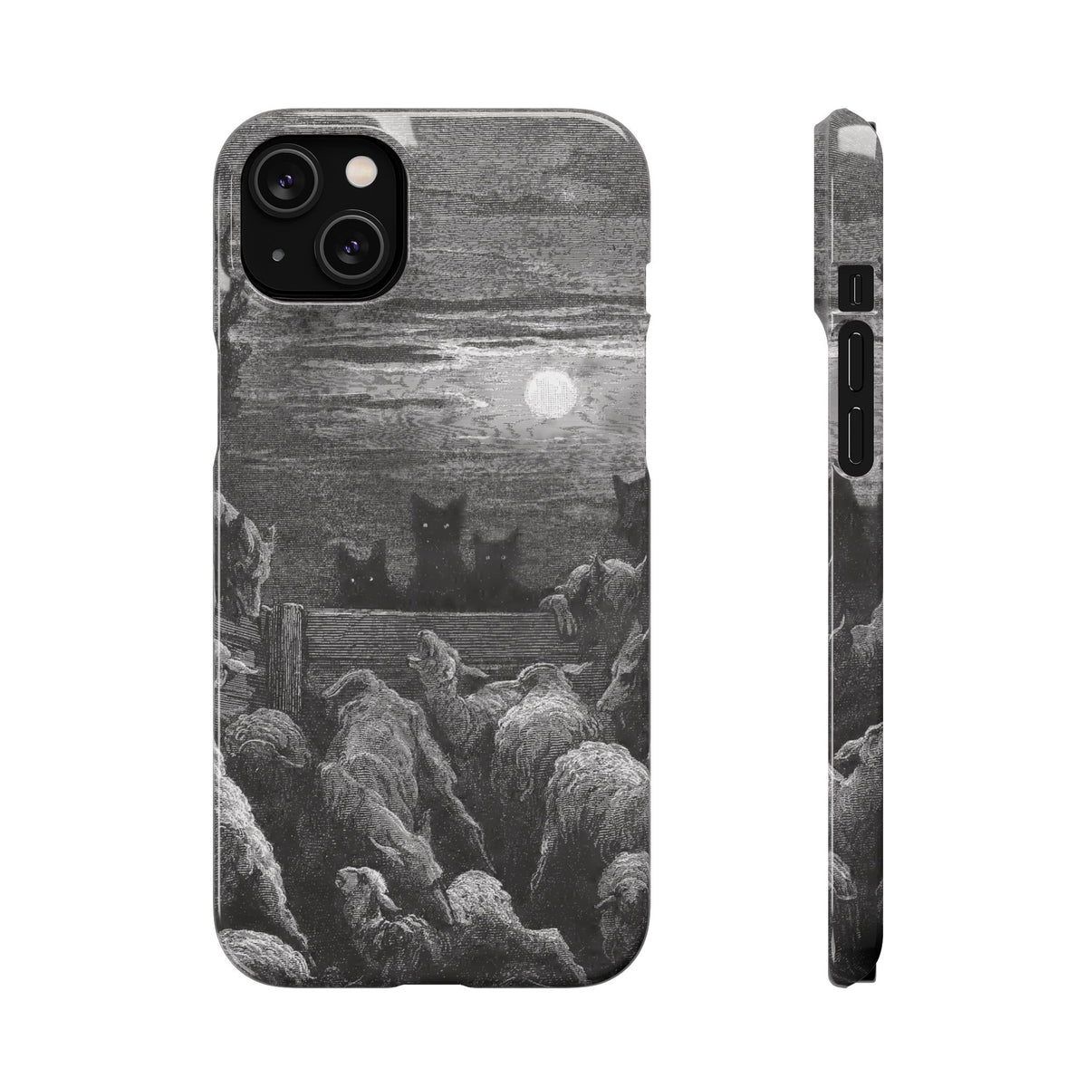 The Wolves and The Sheep by Gustave Dore - iPhone Slim Case