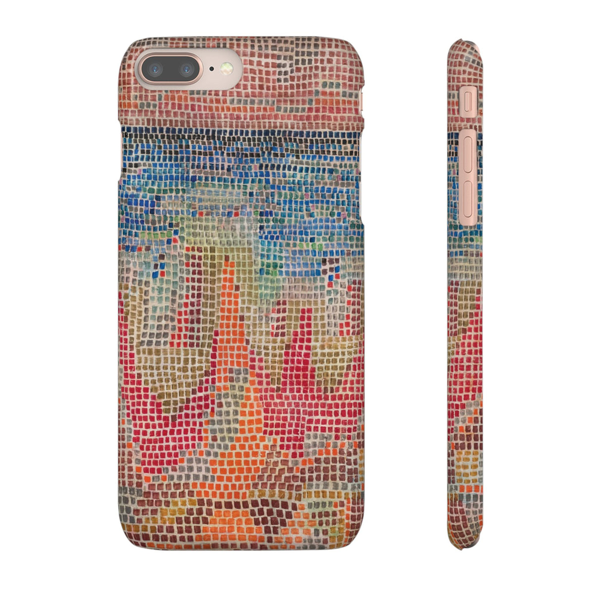 Cliffs by the sea by Paul Klee - iPhone Slim Case