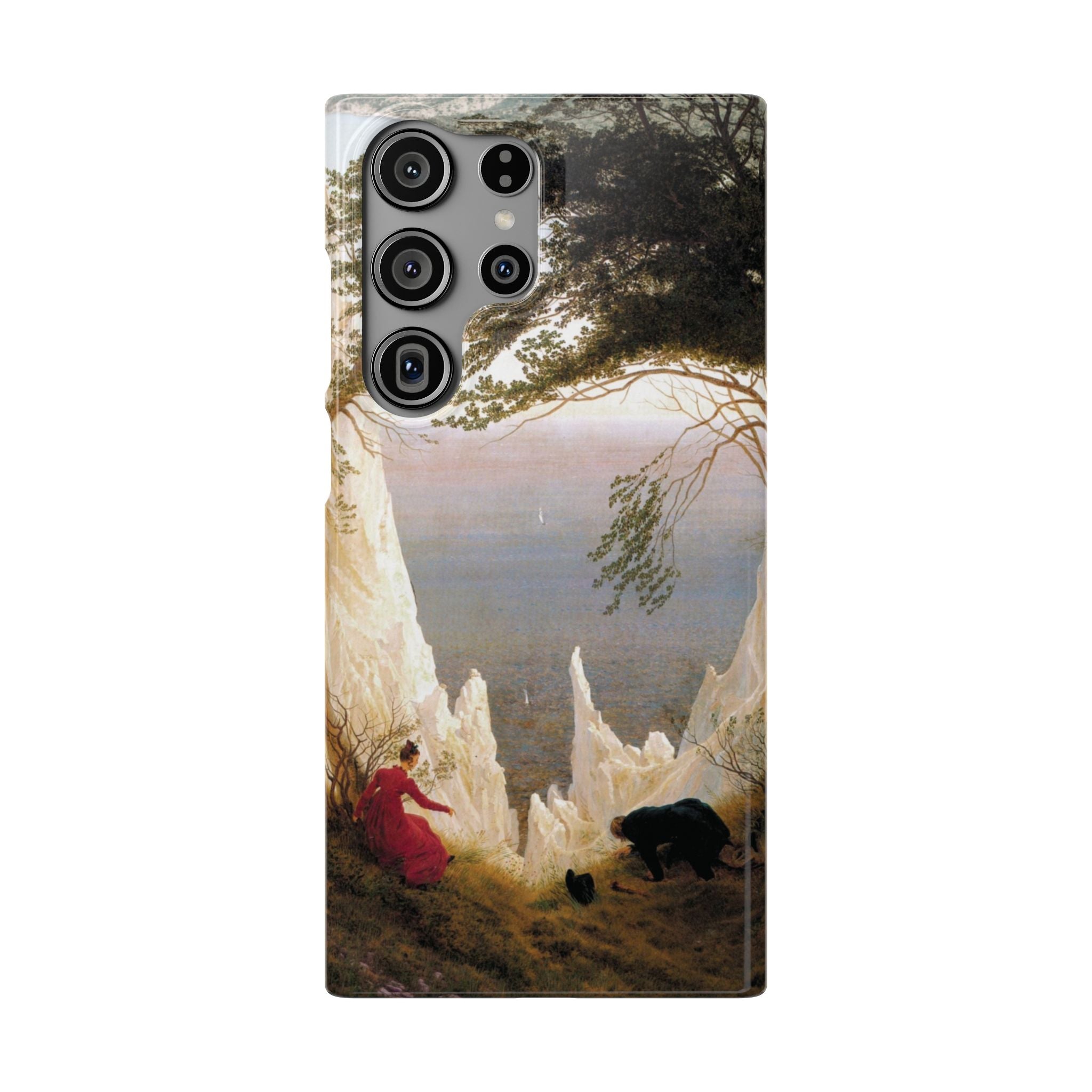 Chalk Cliffs on Rügen by Caspar David Friedrich - Samsung Slim Case