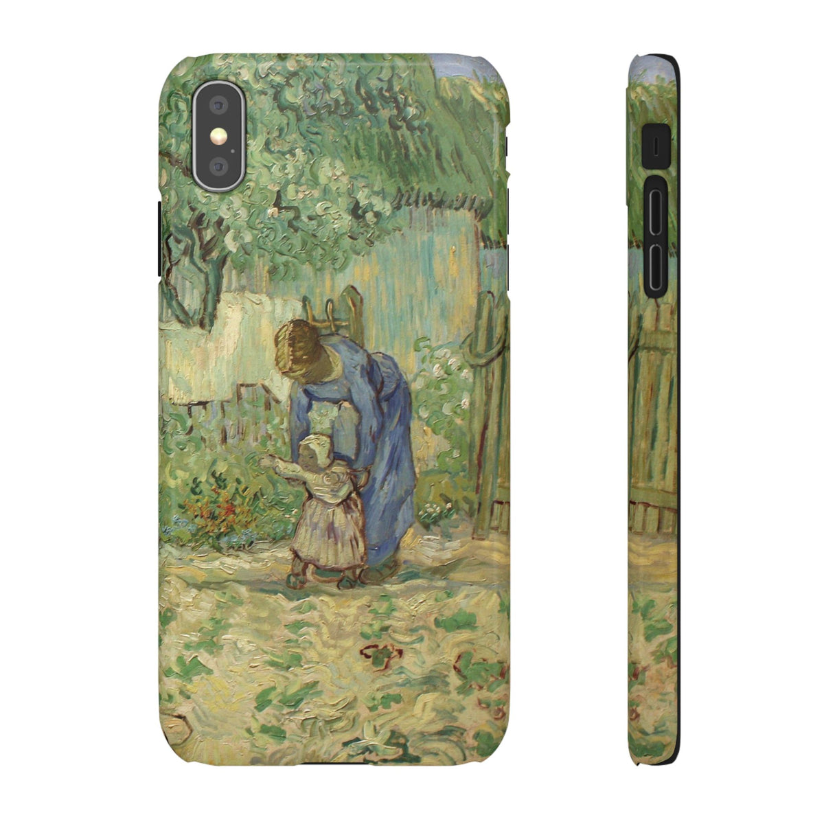 First Steps after Millet by Vincent van Gogh - iPhone Slim Case