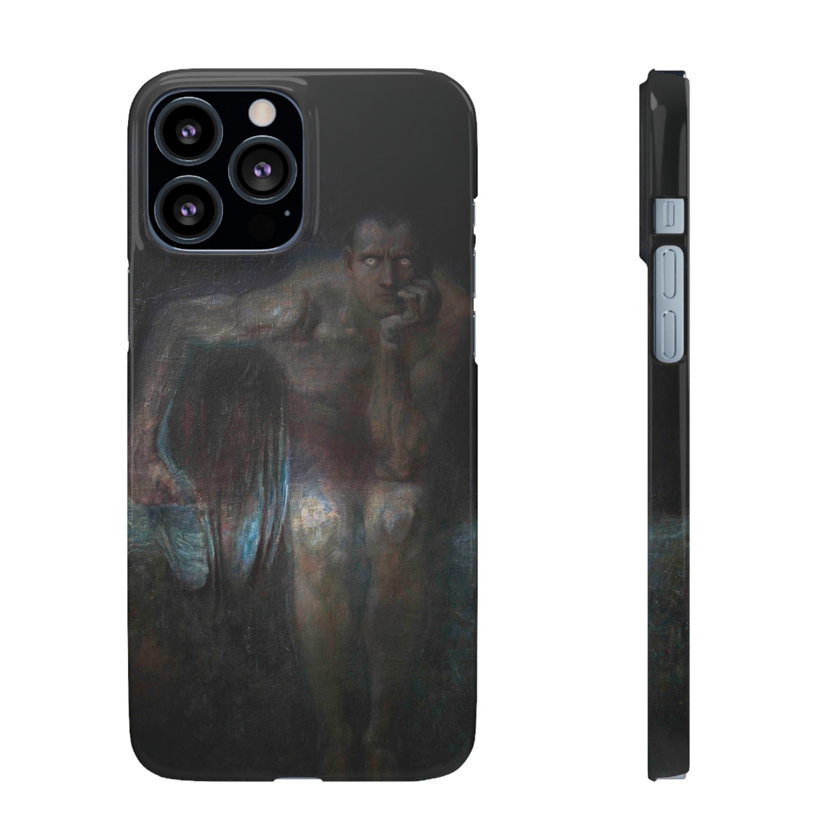 Lucifer by Franz von Stuck - iPhone Slim Case