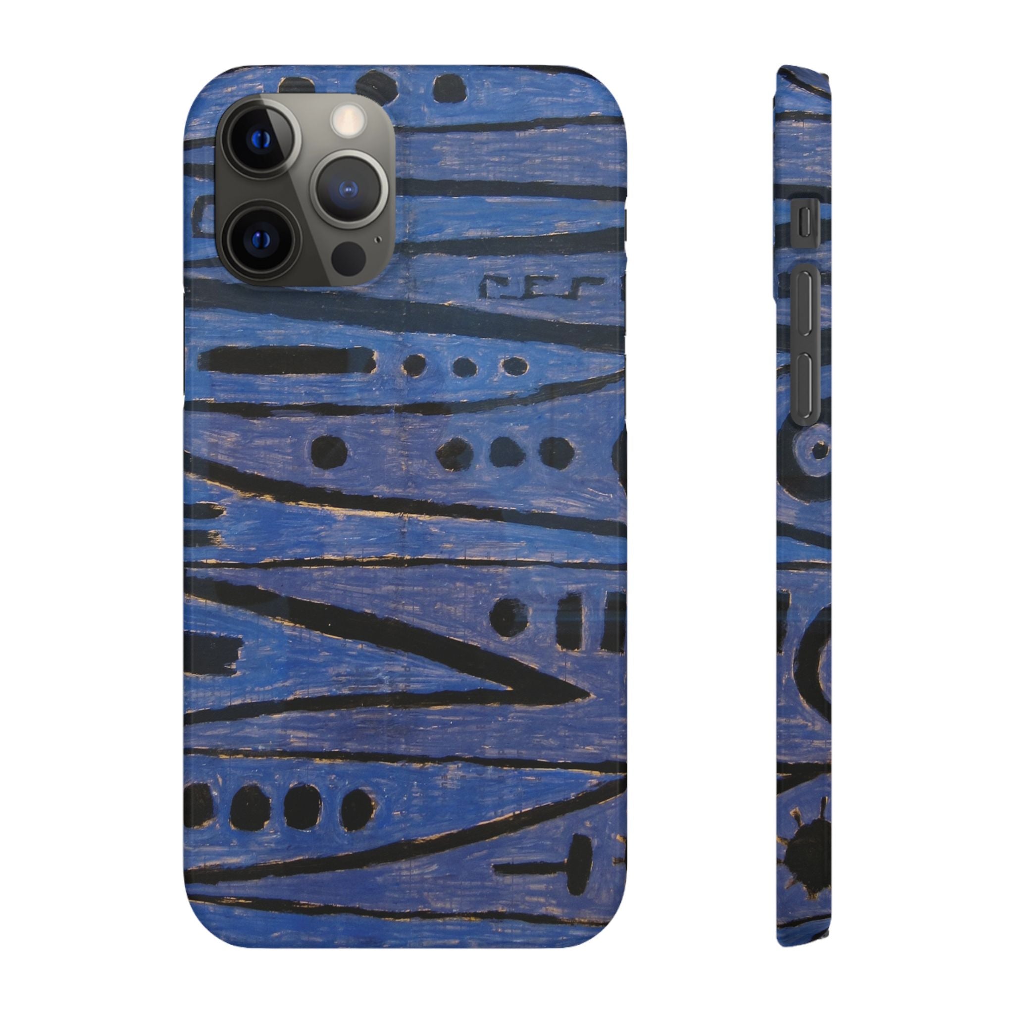 Heroic strokes of the bow by Paul Klee - iPhone Slim Case
