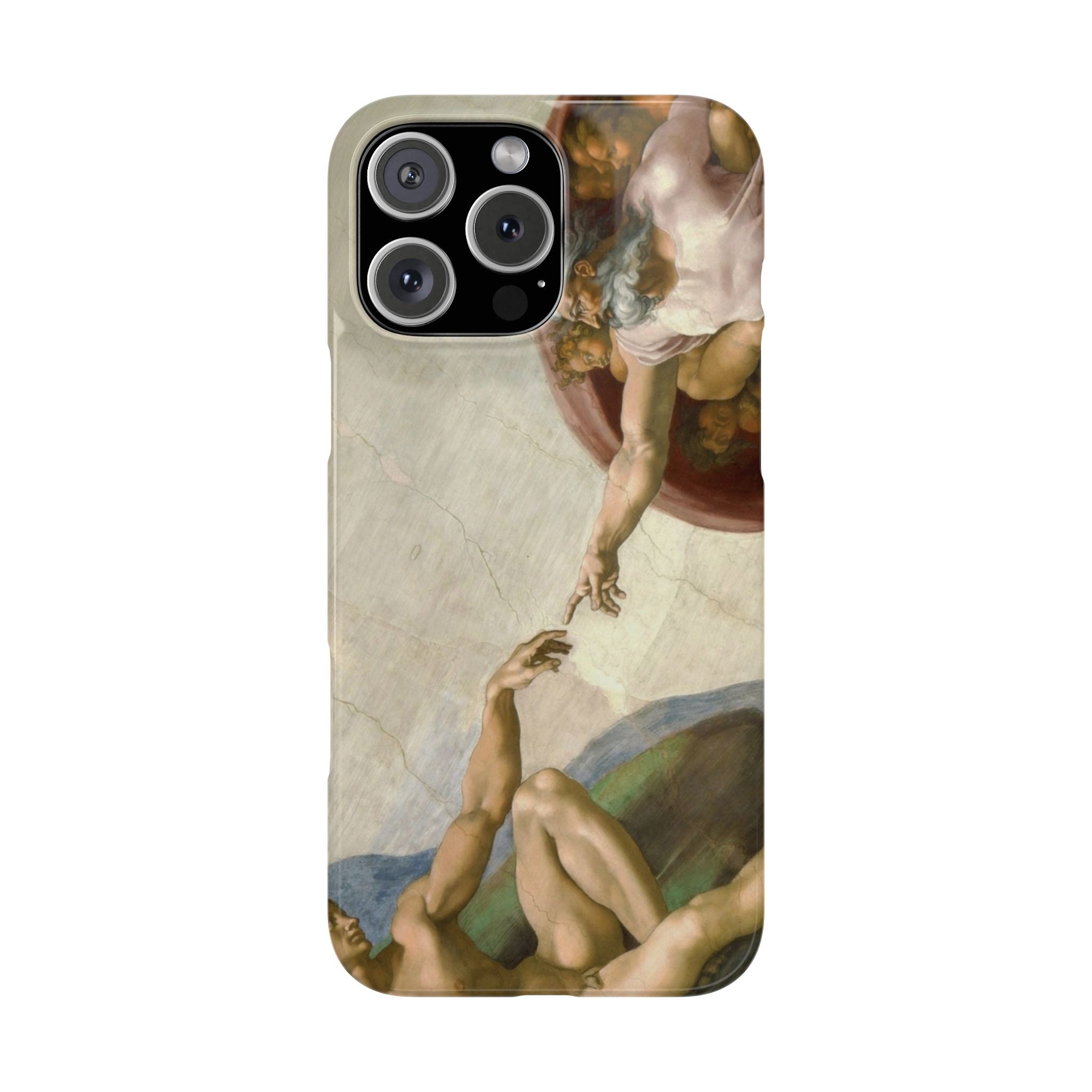 Creation of Adam by Michelangelo - iPhone Slim Case